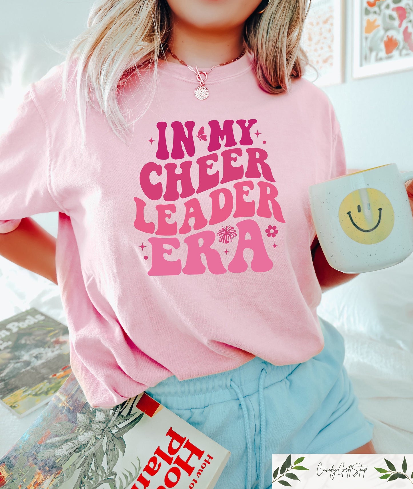 In My Cheerleader Era Shirt Girls Shirt Back To School Gift Cheer Era Tshirt Cheerleading Era Shirt For Girls First Day Of School Tee Graphic Tee – Everyday Comfort · Must-Have Style