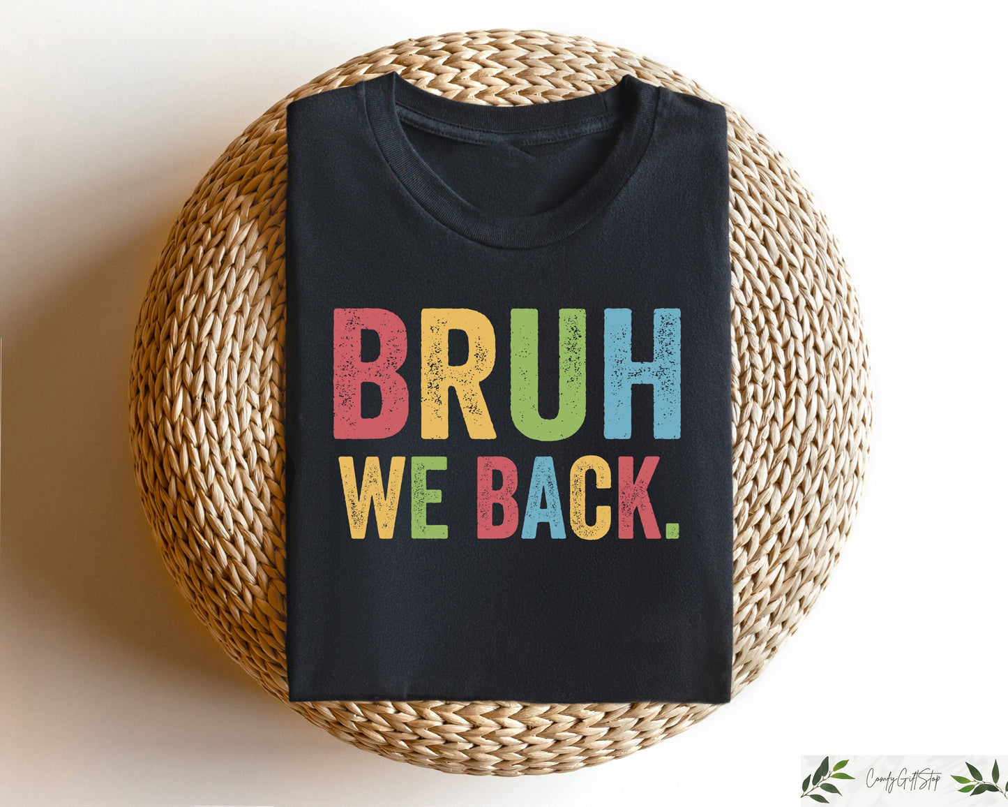 Bruh We Back T shirt Retro Style Funny Graphic Tee Back To School Shirt Trendy and Cool Apparel First Day Of School Gift Graphic Tee – Fan Favorite · High-Quality Print