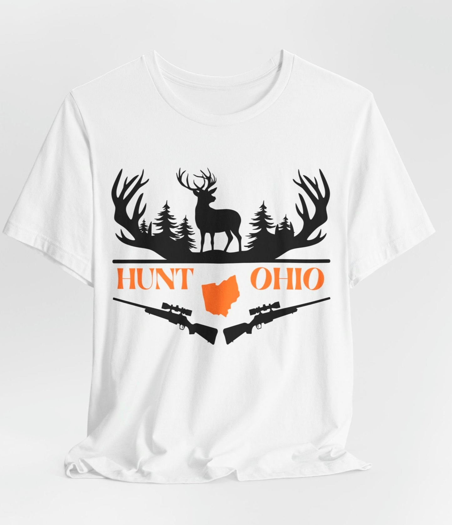 Ohio Deer Hunting Shirt Buckeye Deer Hunter Tshirt Gift for Men Womans Deer Hunters High Quality Ohio Unisex Jersey Short Sleeve Tee Jersey – Cozy Vibes · High-Quality Print