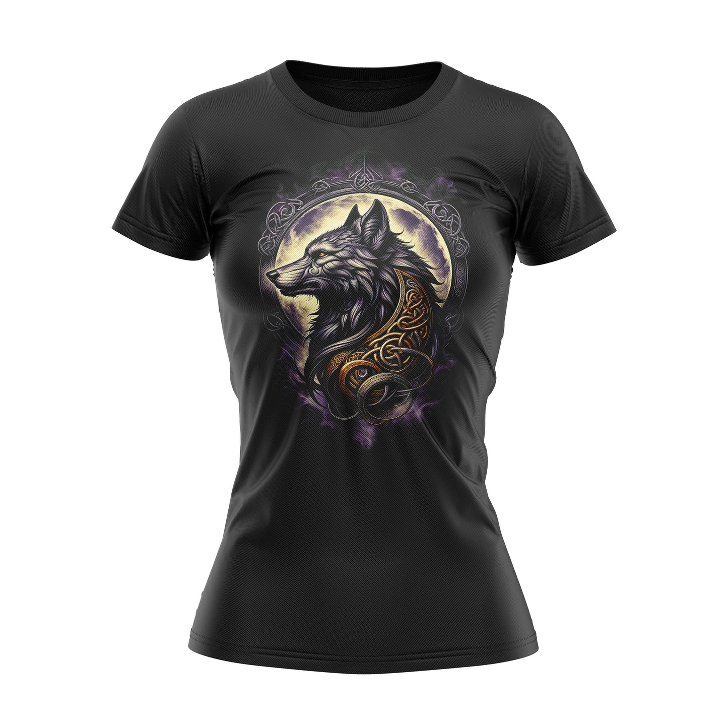 Mystic Celtic Druid Wolf Womens T Shirt Gothic Viking Pagan Graphic Tee – Everyday Comfort · Perfect For Daily Wear