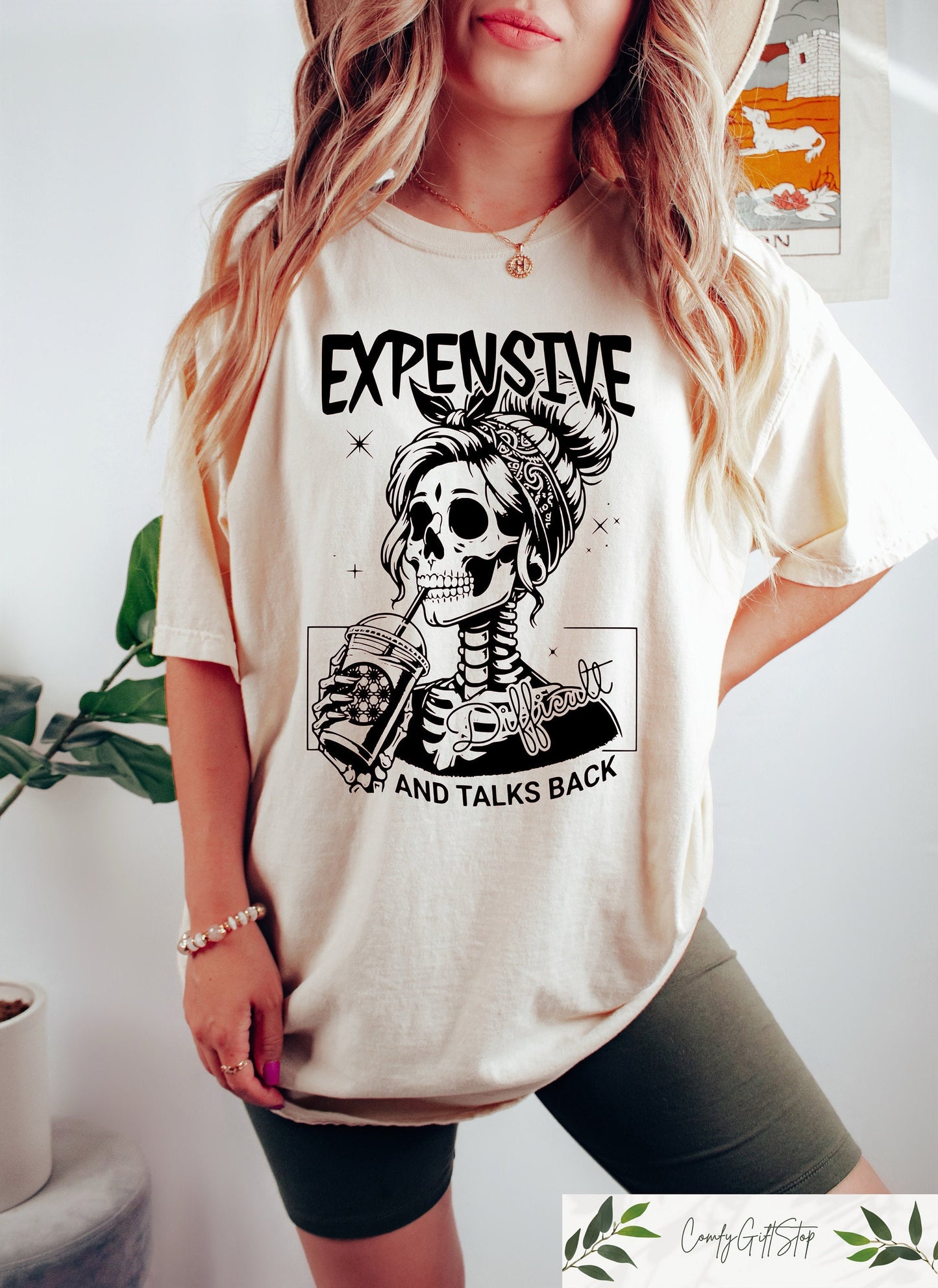 Expensive Difficult And Talks Back T Shirt Trendy Aesthetic Shirt Funny Women Shirt Sarcastic Wife Shirt Gift For Her Graphic Tee – Bold Style · Great Gift For Fans
