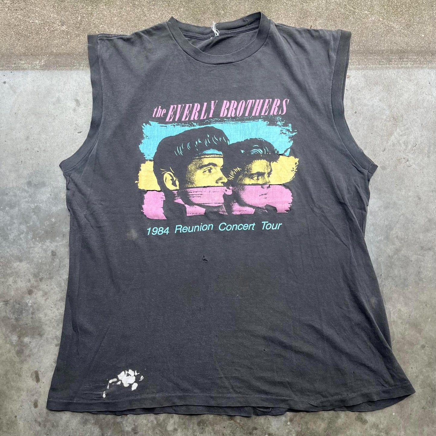 Vintage 1984 Distressed The Everly Brothers Reunion Tour Tee Graphic Tee – Feel-Good Design · Perfect For Daily Wear