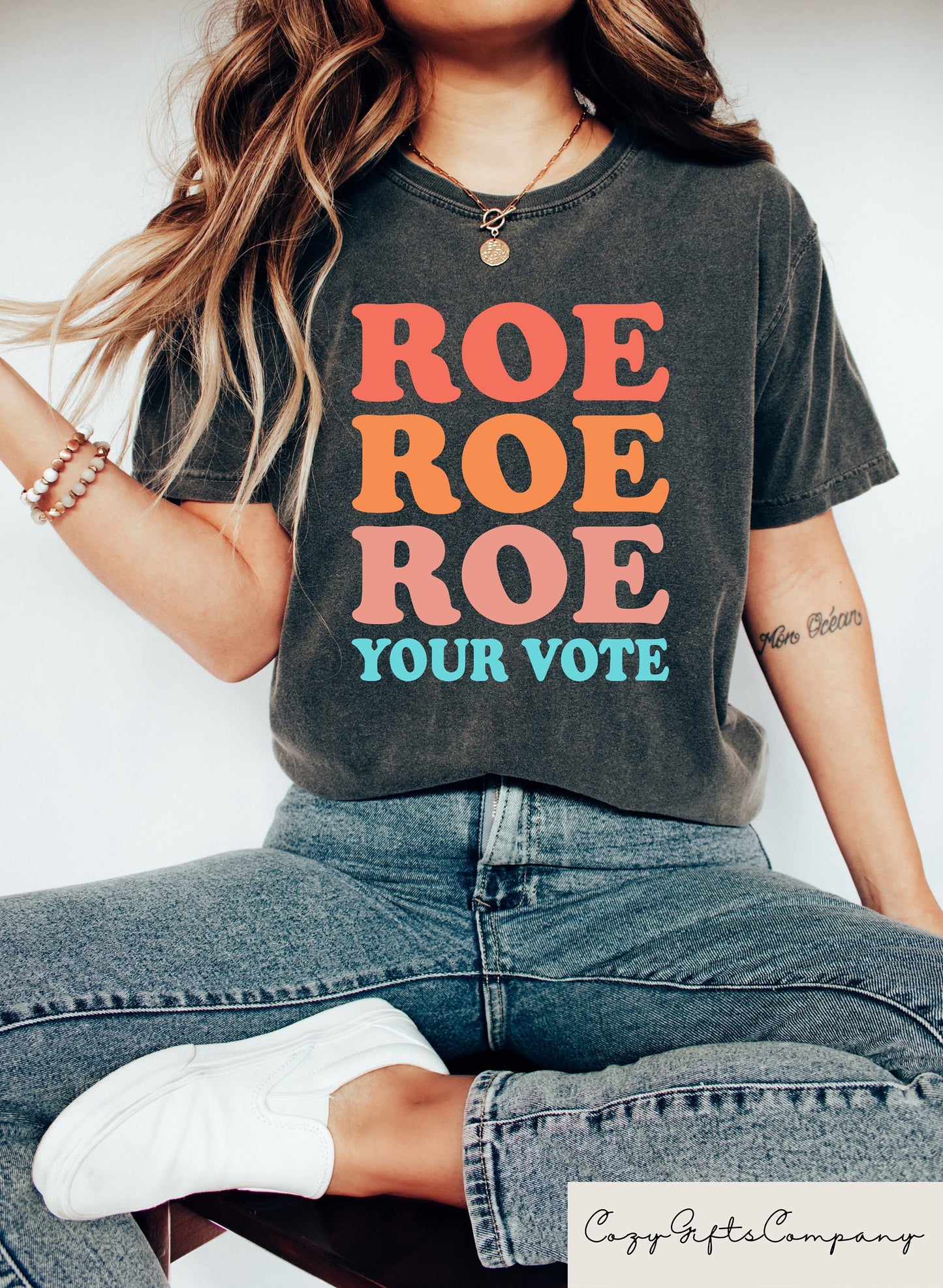 Roe Roe Roe Your Vote Shirt Vote Shirt Pro Choice Shirt Feminist Shirt Equality Shirt Pro Roe V Wade Democrat Shirt Election Tshirt Graphic Tee – Cozy Vibes · High-Quality Print