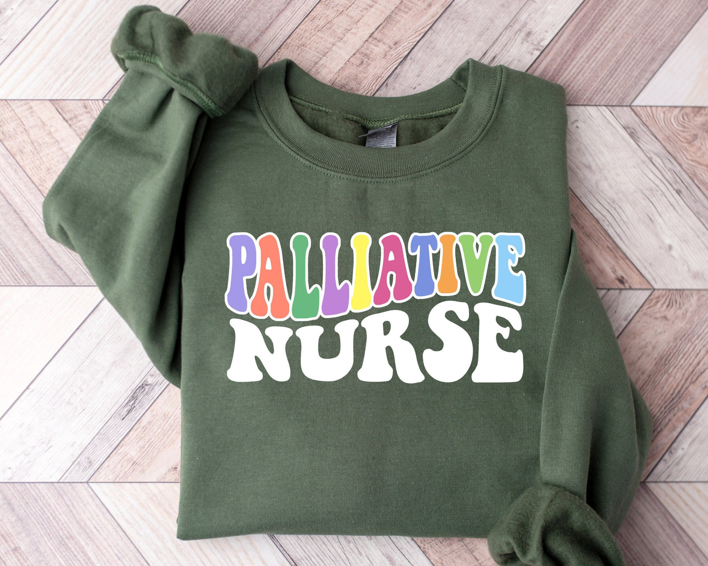 Nurse Shirt Palliative Nurse Nurse Tee Sweatshirt Sweatshirt – Easygoing Wear · Perfect For Daily Wear