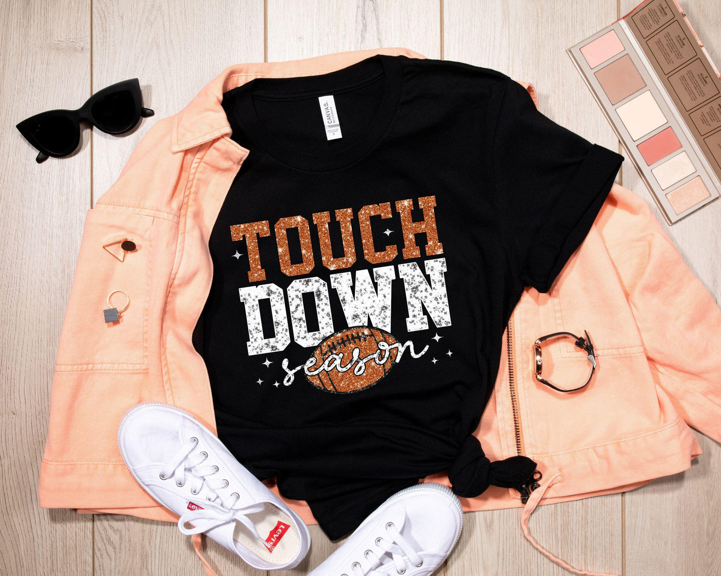 Touch Down Season Shirt Game Day Shirt For Mom Football Mom Sweater Football Lover Gift American Football Shirt Sports Mom Sweatshirt Sweatshirt – Bold Style · Top Pick For Any Outfit
