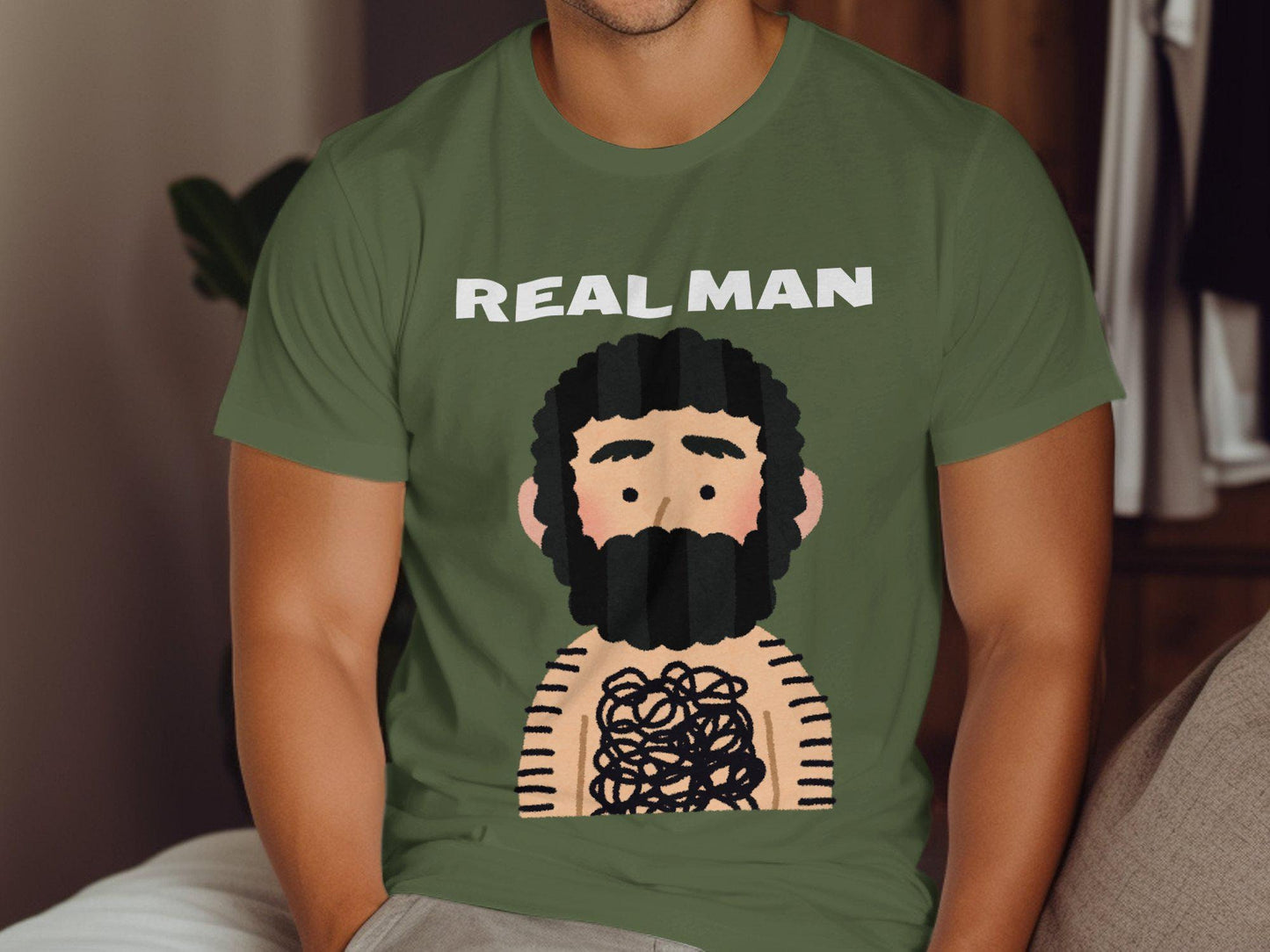 Real Man Shirt Graphic Tee – Soft Feel · Top Pick For Any Outfit