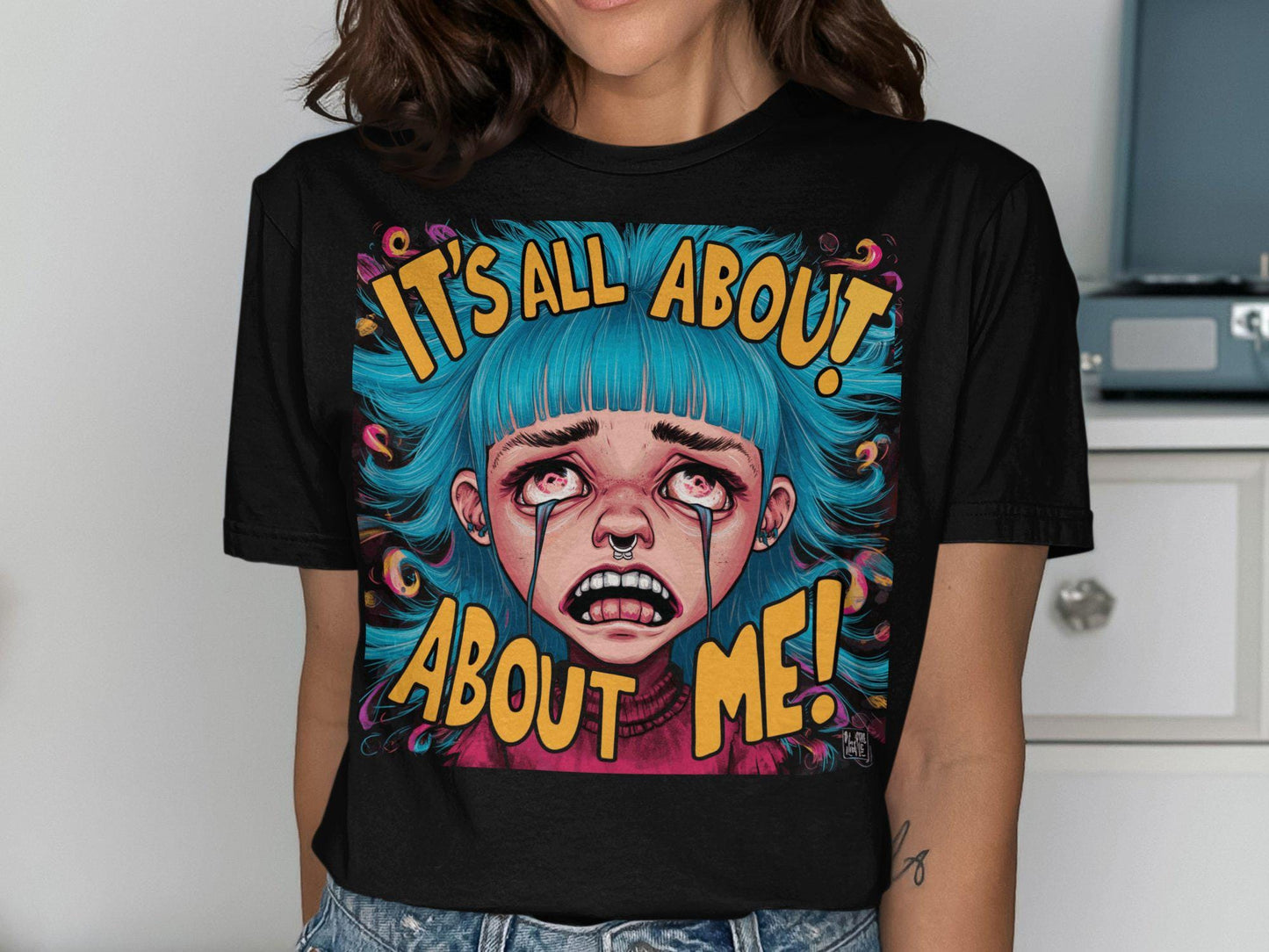 Funny It39s All About Me T Shirt Bold Graphic Tee Unique Artistic Design Humorous Expression Trendy Statement Shirt Graphic Tee – Everyday Comfort · Must-Have Style