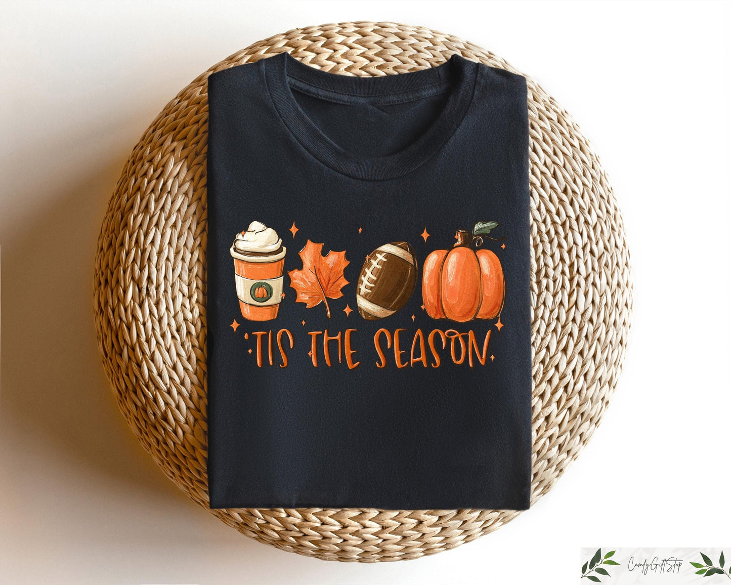 Retro Pumpkin Spice Latte Shirt Tis The Season Shirt Cozy Fall Sweatshirt Touchdown Fall Sweatshirt Funny Thanksgiving Gift Sweatshirt – Cozy Vibes · Must-Have Style