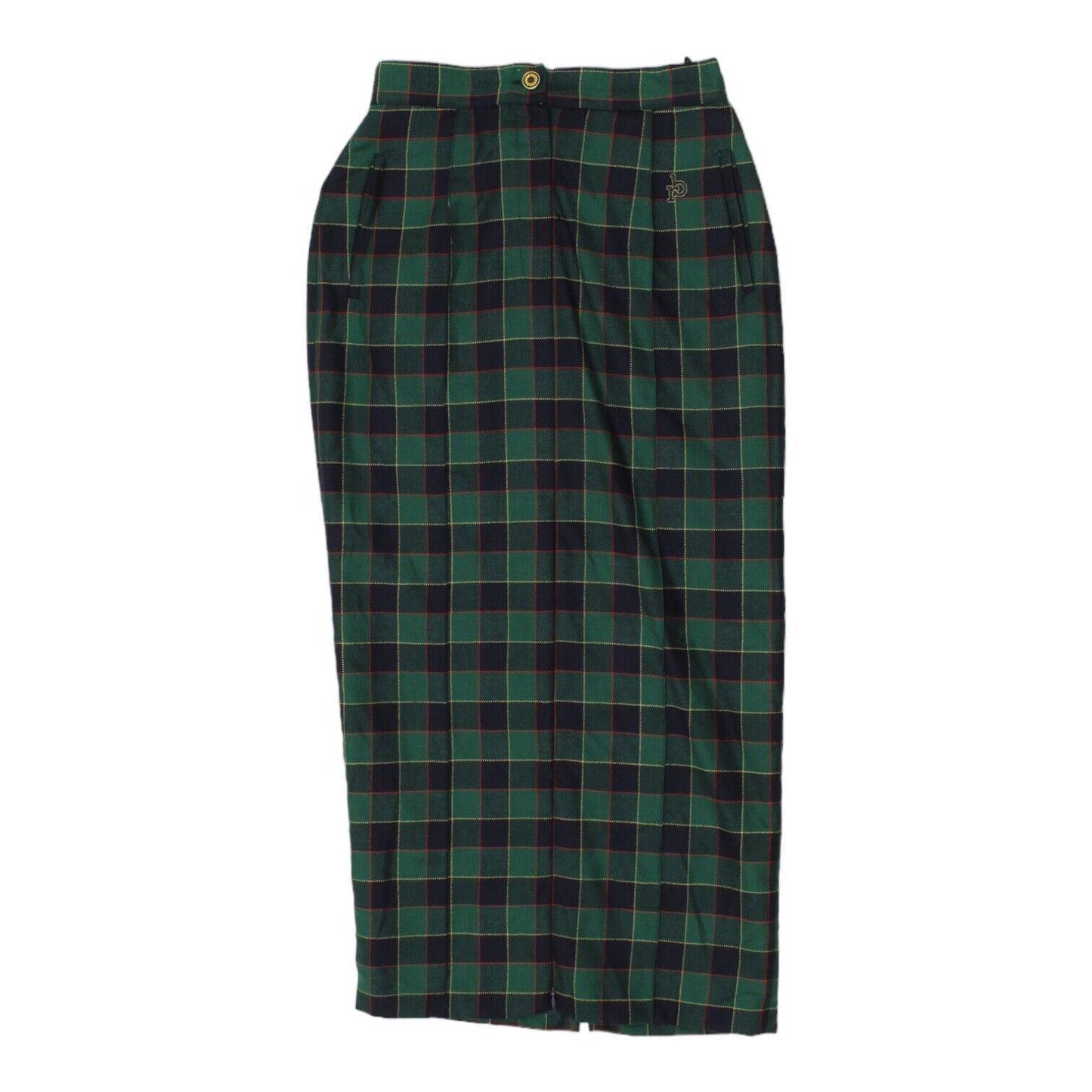 Roccobarocco Womens Long Blue Green Straight Pencil Skirt Vintage Designer VTG Graphic Tee – Premium Graphic · High-Quality Print