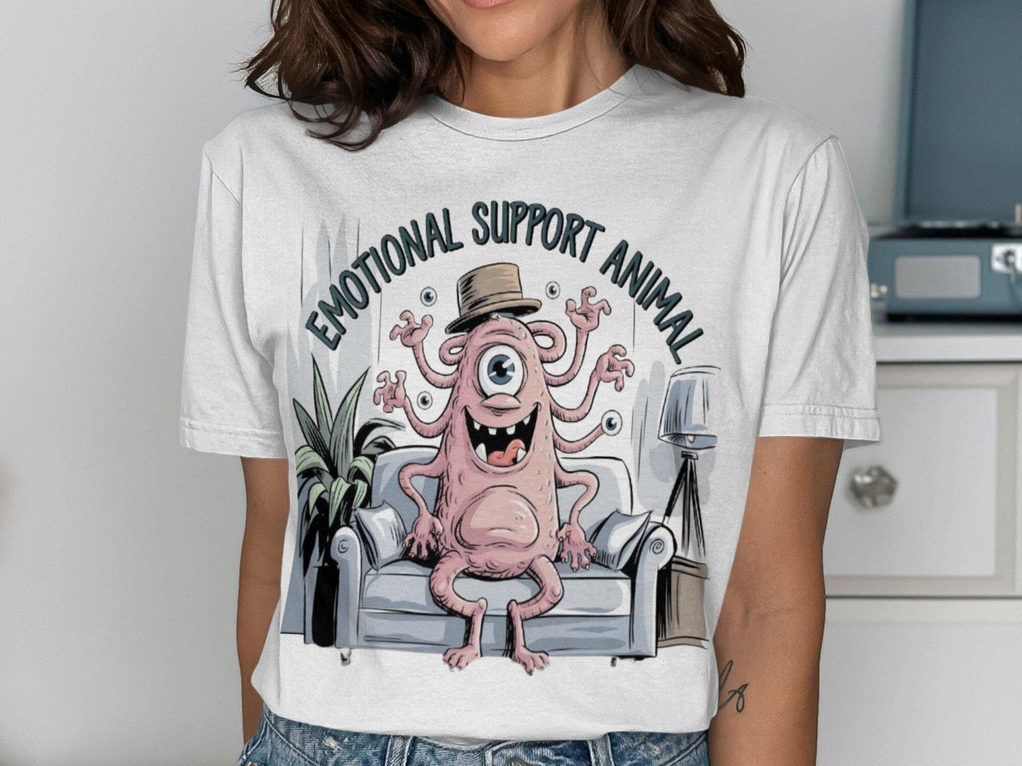 Emotional Support Animal T Shirt Graphic Tee – Fan Favorite · Trending Graphic Apparel