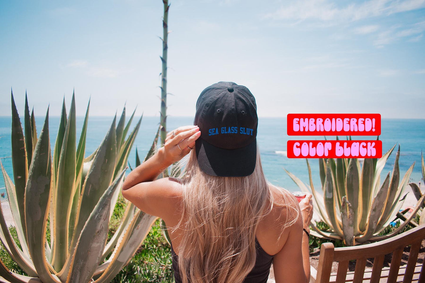 Sea Glass Slut Collector Addict Lover Dad Hat Gifts Baseball Cap Embroidered White Black Stone Beige Graphic Tee – Cozy Vibes · Trending Graphic Apparel