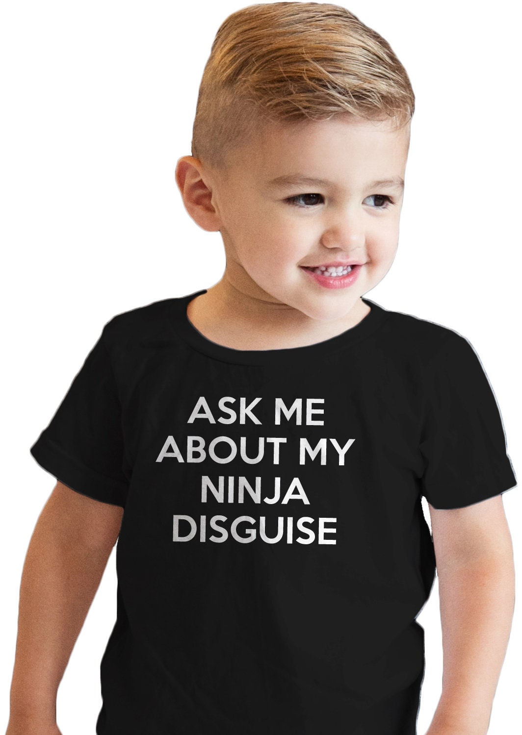 Kids Ninja Shirt Funny Kids Shirts Toddler Flip Shirt Funny Toddler Shirt Kids Flip Shirt Ask Me About My Ninja Disguise Graphic Tee – Everyday Comfort · Must-Have Style