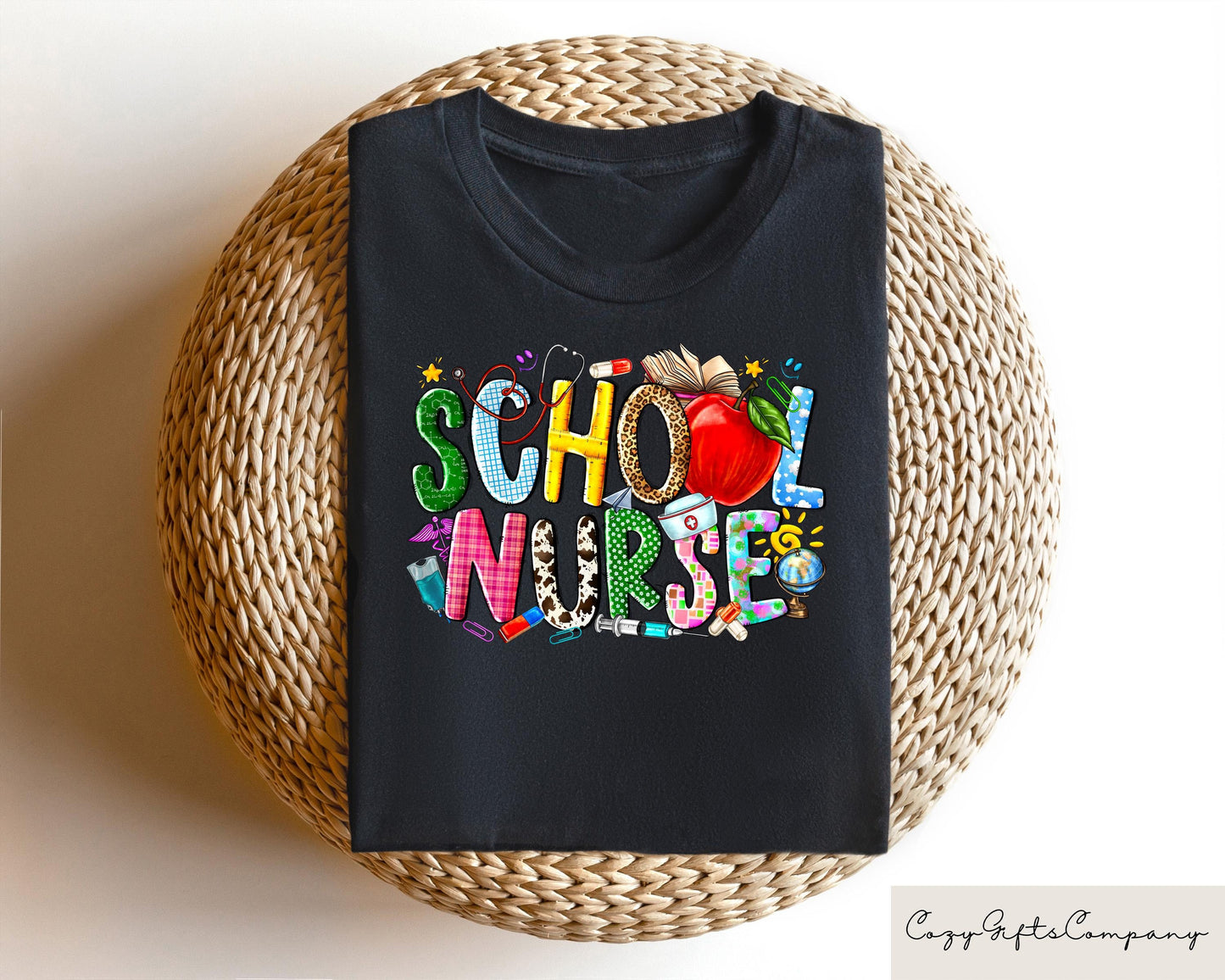 School Nurse Shirt Nurse Sweatshirt Nursing School Shirts For Nurse Cute School Nurse Shirt Trendy School Nurse Tee School Nurse Gift Sweatshirt – Cozy Vibes · High-Quality Print