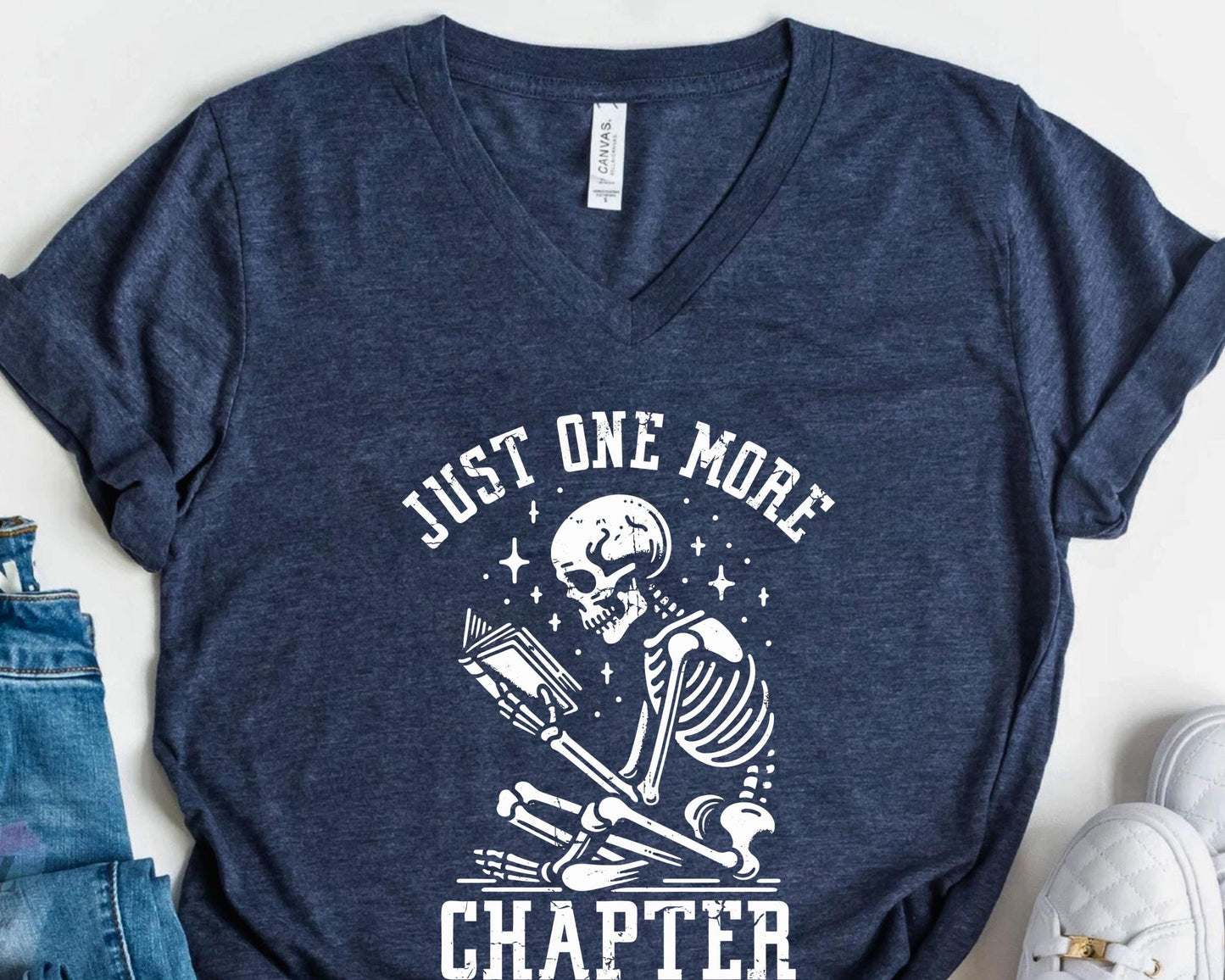 Just one more chapter bookworm t shirt Graphic Tee – Easygoing Wear · Must-Have Style
