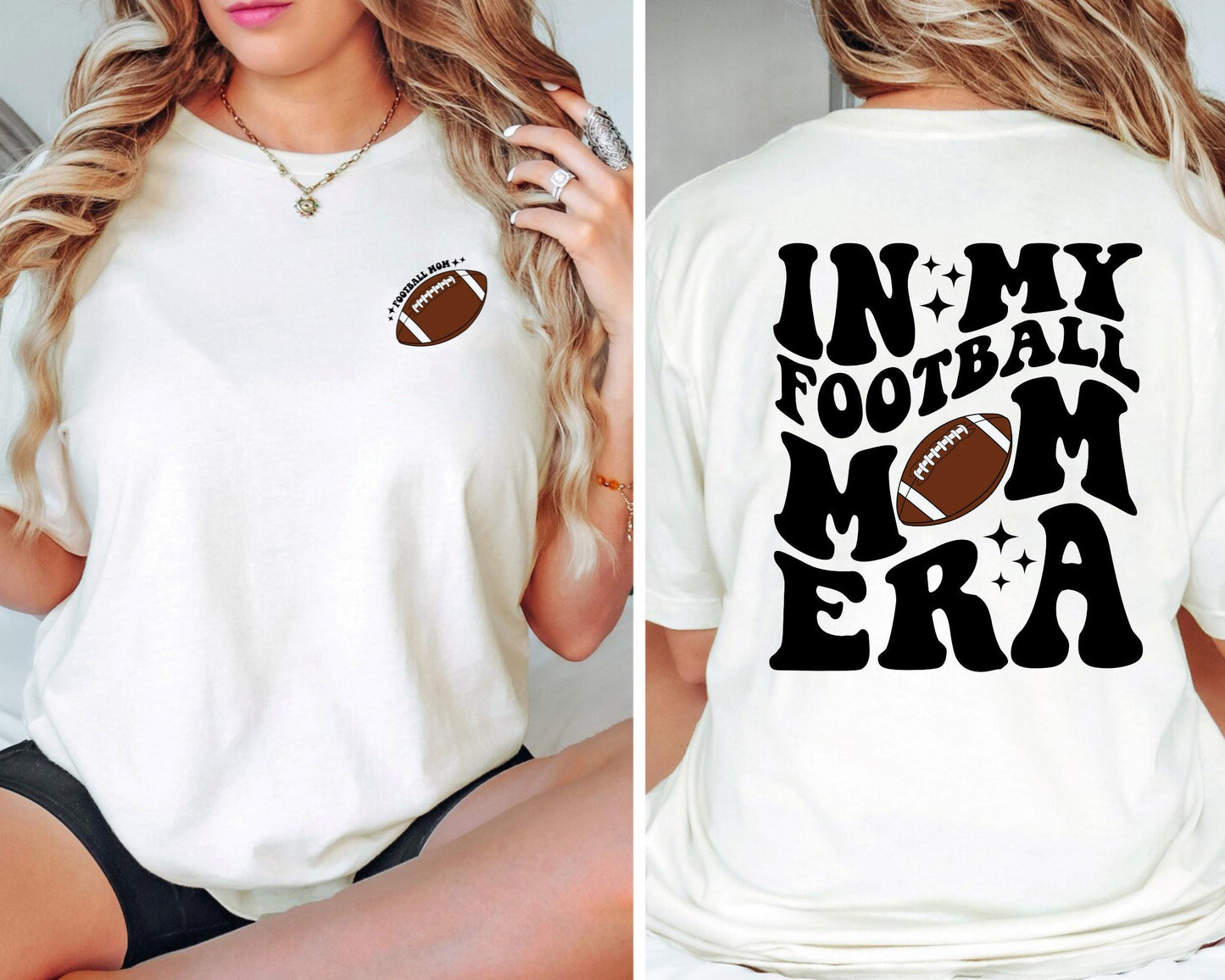 In my football mom era football mom t shirt Graphic Tee – Easygoing Wear · Must-Have Style