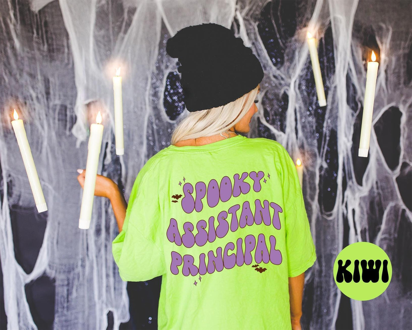 Assistant Principal Spooky Halloween Bats Shirt Gifts Back of Tshirt Tees TShirt Unisex Funny Birthday Gift Women Men Graphic Tee – Aesthetic Look · Great Gift For Fans