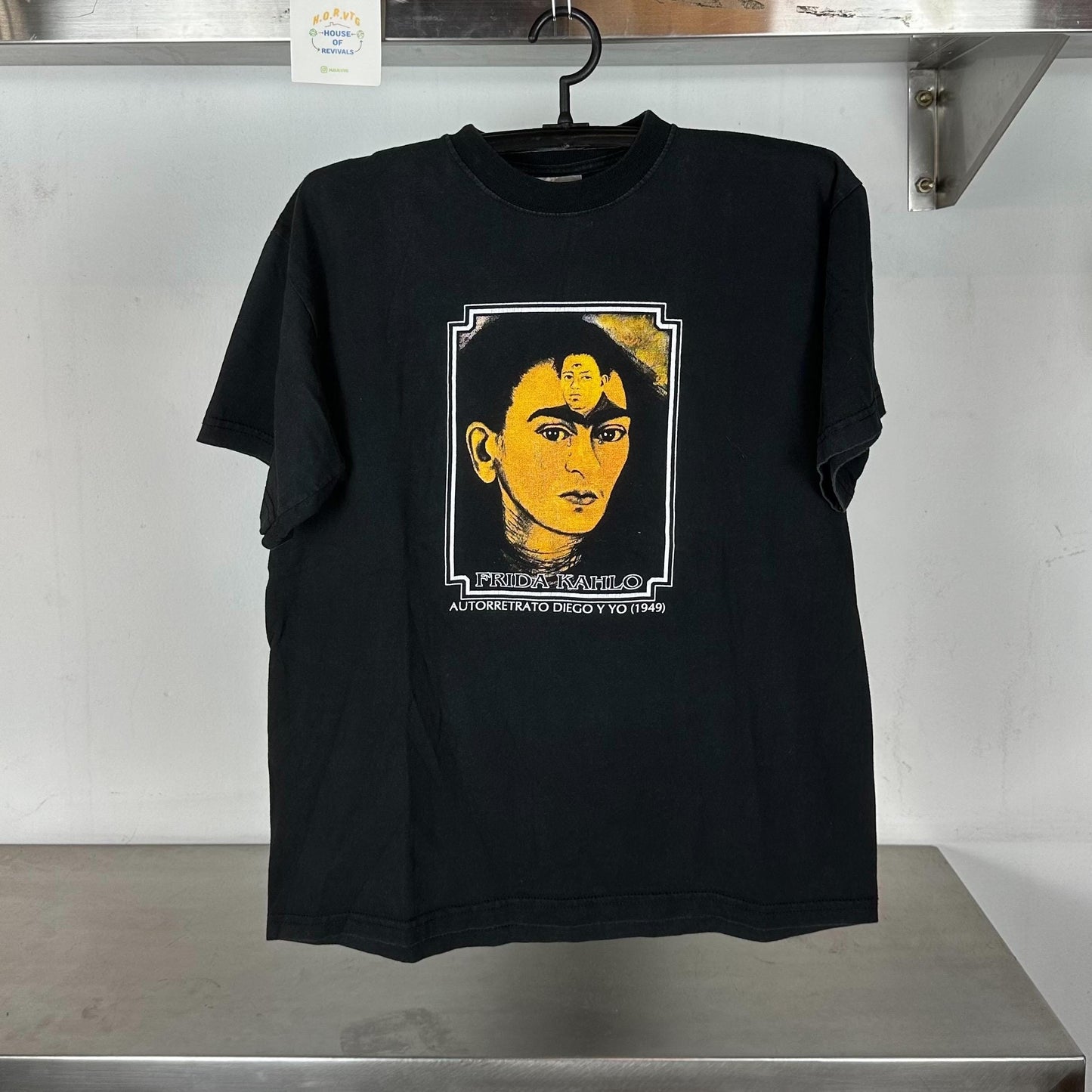 Vintage Frida Kahlo Diego Y Yo Mexican Artist Black Large T shirt Graphic Tee – Easygoing Wear · High-Quality Print