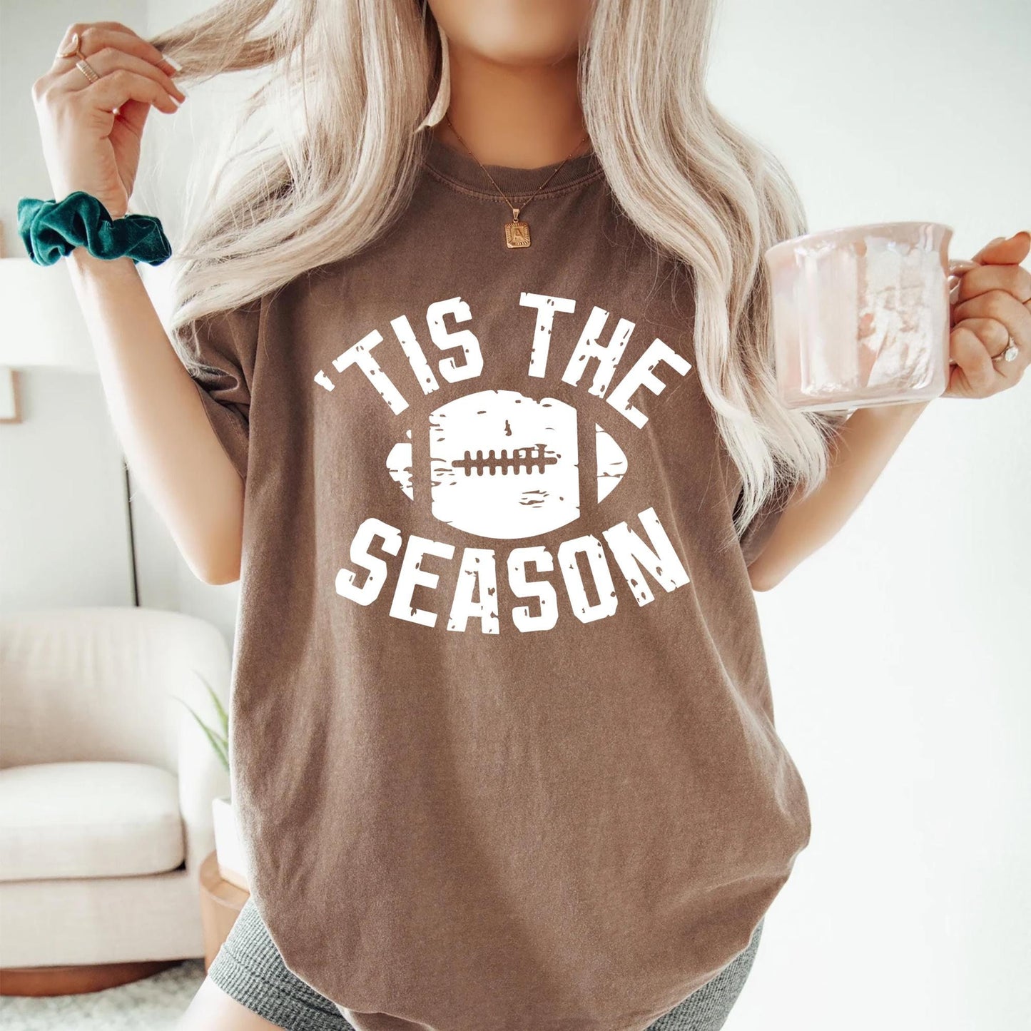 Tis The Season Football Shirt 39Tis The Season Sports T Shirt Retro Football Mom Tee Game Day Apparel Graphic Tee – Fan Favorite · High-Quality Print