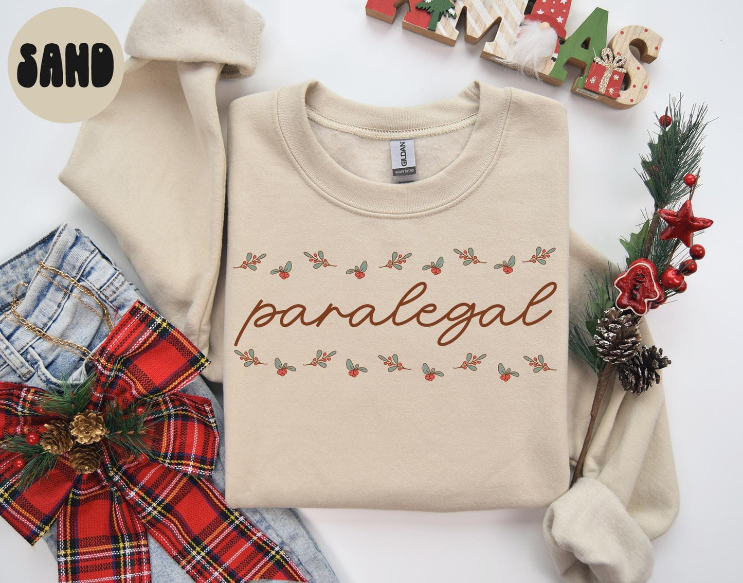 Paralegal Christmas Sweatshirt Paralegal Sweatshirt Gifts for Women Jumper Shirt Crewneck Long Sleeve Cozy Sweatshirt – Everyday Comfort · Must-Have Style