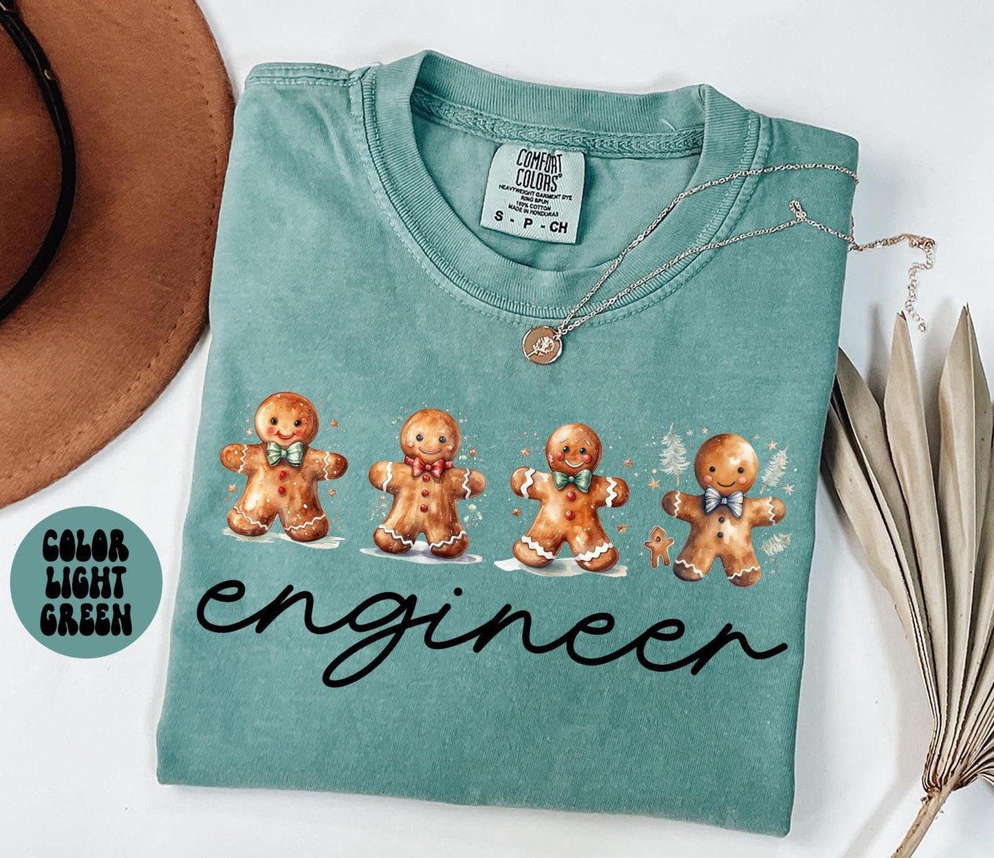 Engineer Shirt Christmas Engineer Shirt Gifts Gingerbread Man Shirt Comfort Colors Tshirt Crewneck Tee Crew Neck Men Women Graphic Tee – Easygoing Wear · Must-Have Style