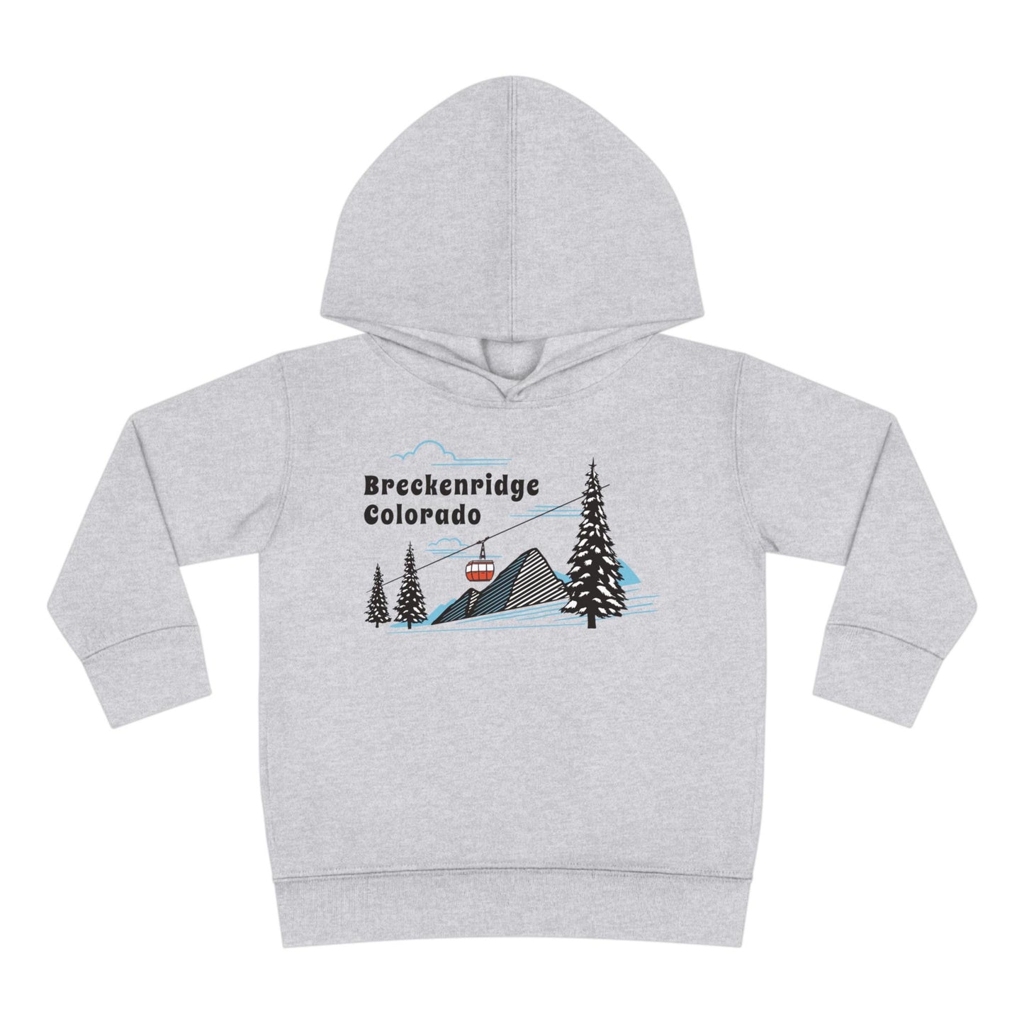 Breckenridge Colorado Toddler Hoodie Unisex Mountain Gondola Fleece Pullover Sweatshirt Kids Hooded Jumper Colorado Souvenir Hoodie – Aesthetic Look · Must-Have Style