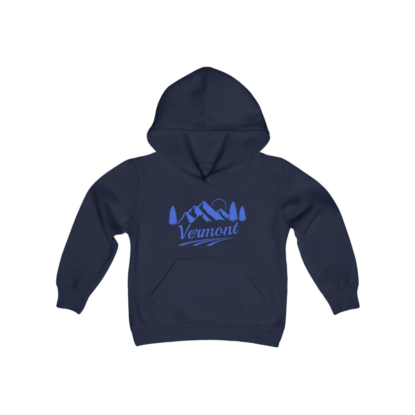 Retro Vermont Youth Hoodie Mountain Vermont Kids Sweatshirt Cute Vermont Children39s Pullover Personalization Available Hoodie – Easygoing Wear · Trending Graphic Apparel