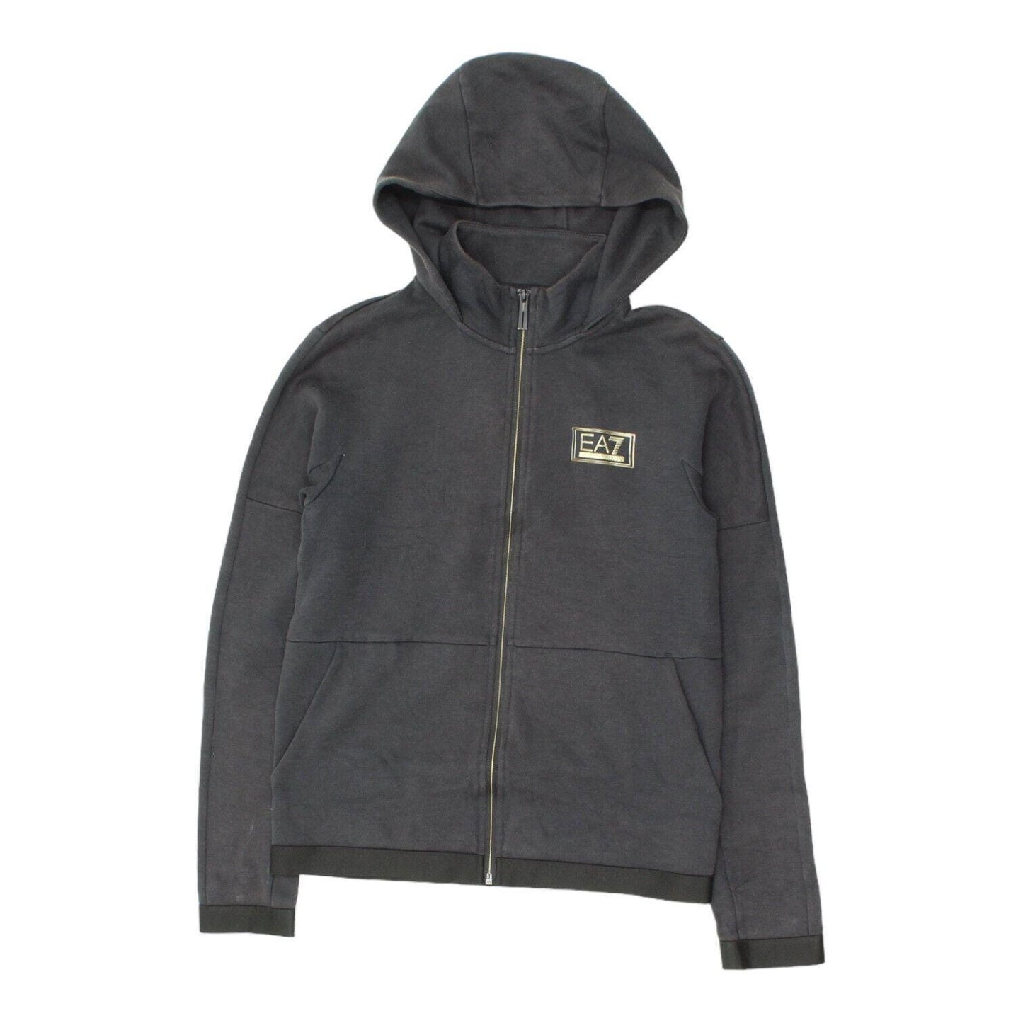 EA7 Emporio Armani Mens Grey Full Zip Hoodie Hooded Designer Sweatshirt Hoody Hoodie – Fan Favorite · Great Gift For Fans