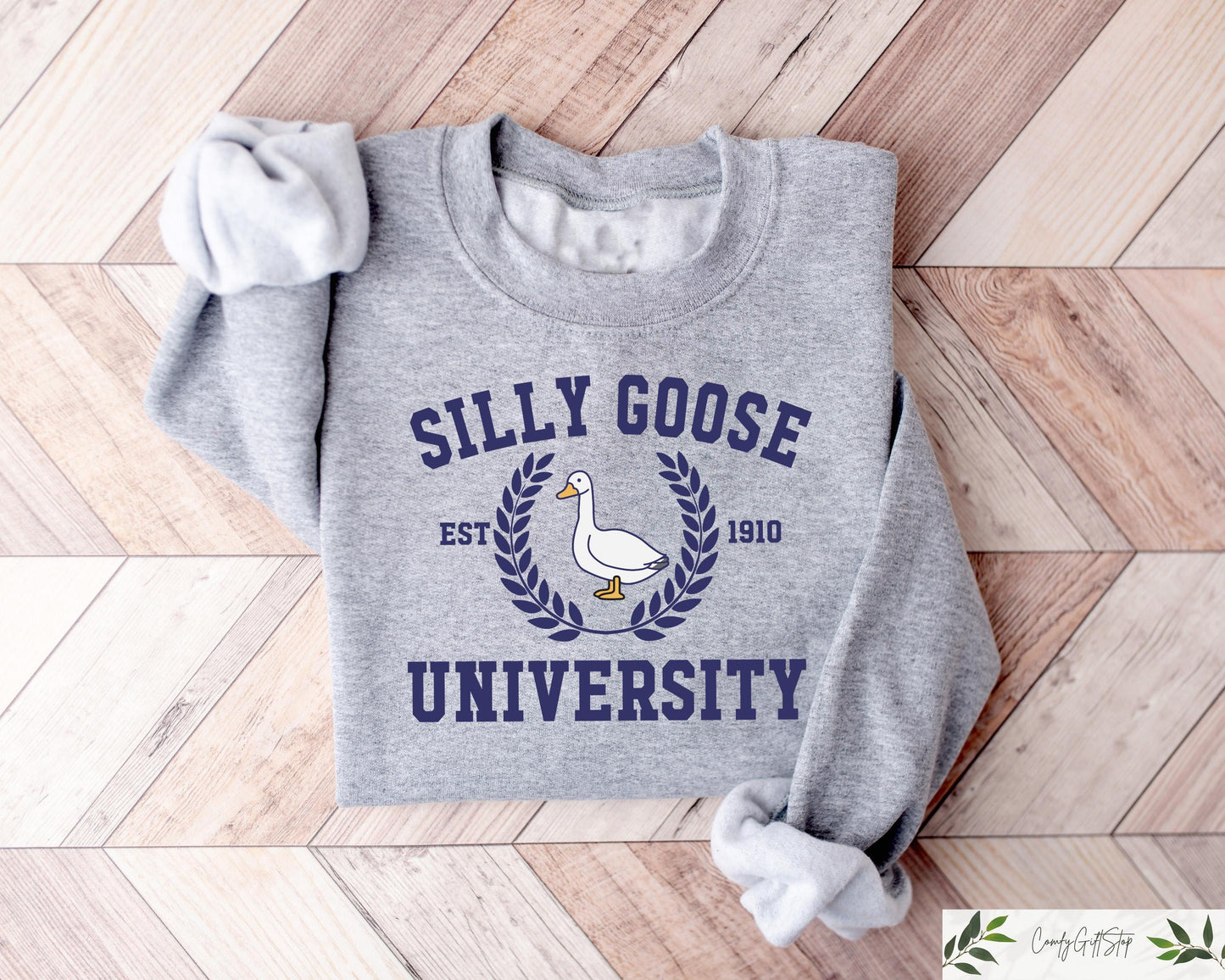 Silly Goose University Sweatshirt Unisex Silly Goose University Shirt Gag Gift College Sweater Funny Shirt Funny Goose Tee Funny Gift Sweatshirt – Everyday Comfort · Must-Have Style