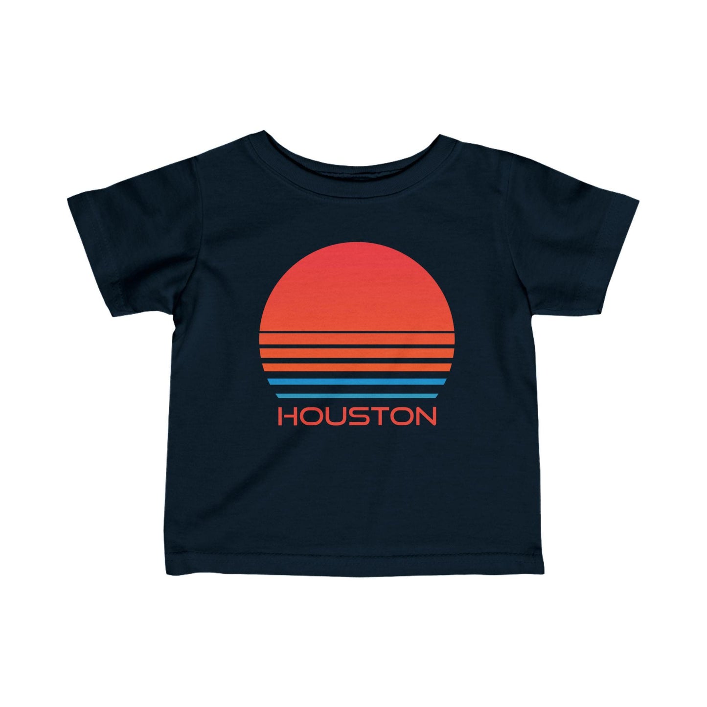 Houston Texas Retro 80s Baby TShirt Infant Tee Houston Texas Kid Apparel 80s Baby Gift Personalization Available Graphic Tee – Aesthetic Look · Top Pick For Any Outfit
