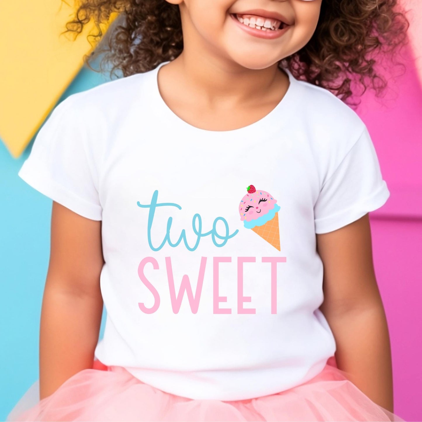 Two Sweet Toddler T Shirt 2nd Birthday Shirt Two Sweet Birthday Tee Girl Birthday Shirt Ice Cream Second Birthday Outfit Two Sweet Party Tee Graphic Tee – Easygoing Wear · Must-Have Style