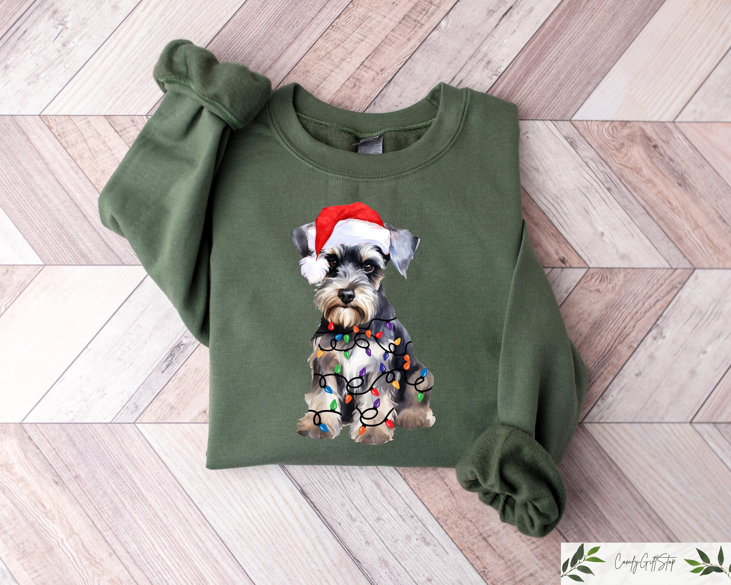Christmas Schnauzer Sweatshirt Schnauzer Christmas Sweater Dog Mom Christmas Tshirt Christmas Dog Lover Gift Dog Owner Christmas Hoodie Hoodie – Feel-Good Design · Great Gift For Fans