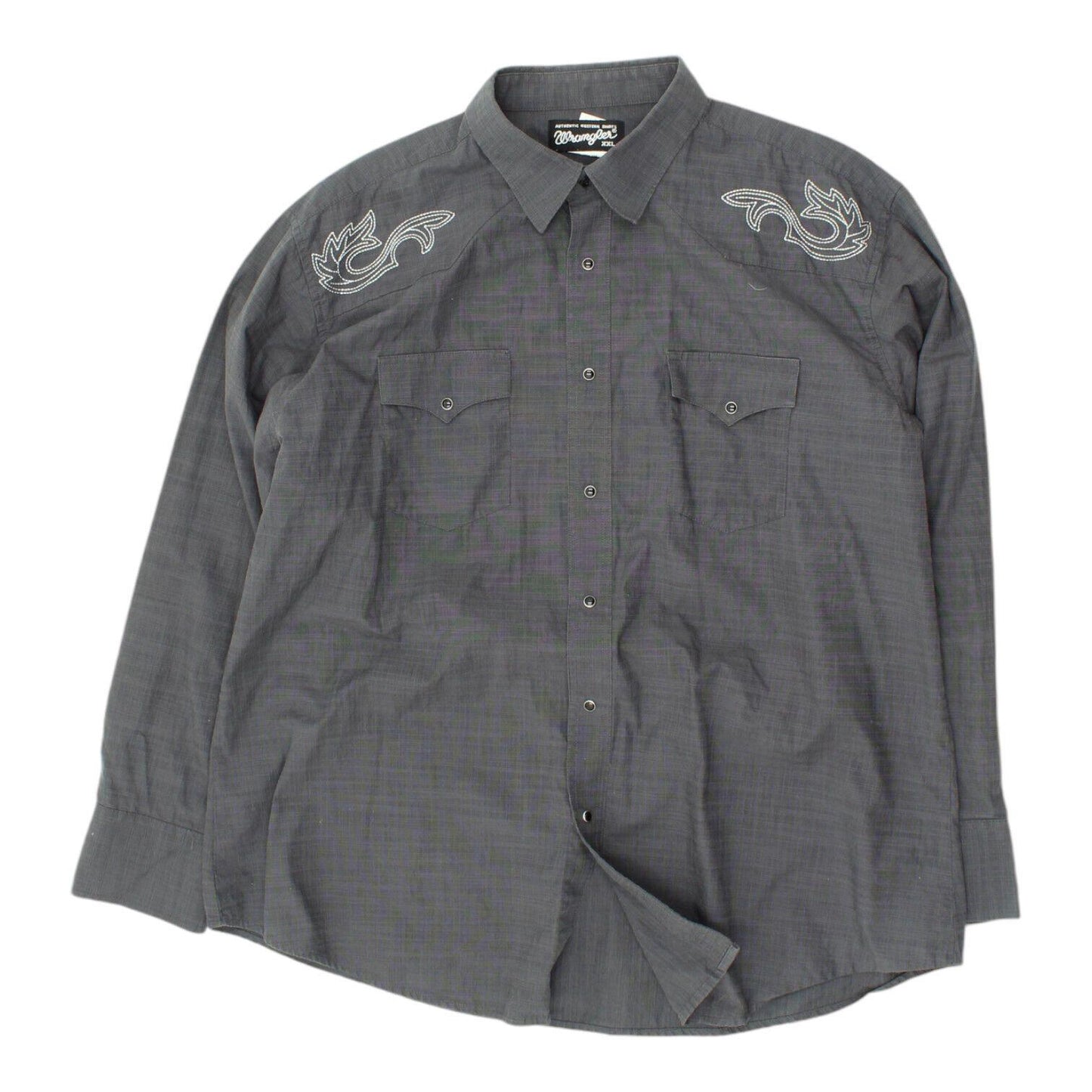 Wrangler Mens Grey Popper Fastening Shirt Vintage Designer Western Cowboy VTG Graphic Tee – Fan Favorite · Great Gift For Fans