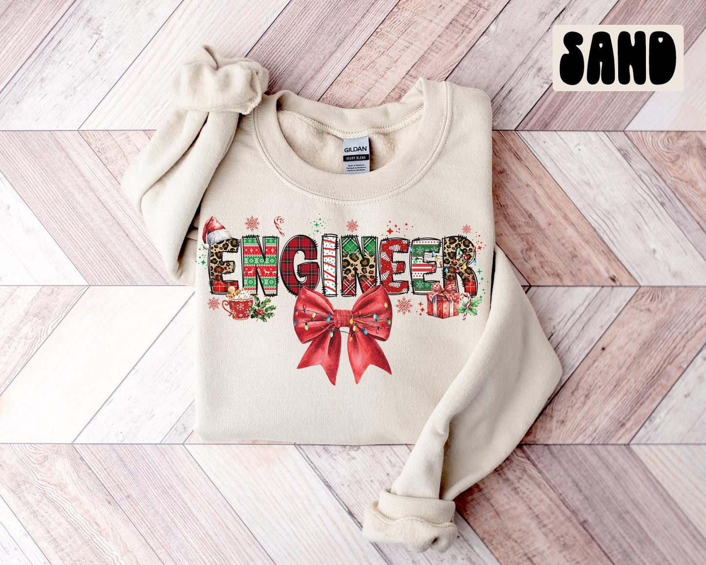 Engineer Christmas Sweatshirt Engineering Christmas Gifts Engineer Christmas Crewneck Sweater Shirt Women Her Sweatshirt – Premium Graphic · Top Pick For Any Outfit
