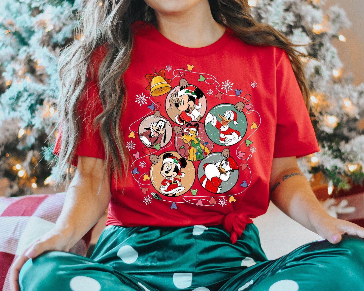 Vintage Mickey And Friends Disney Christmas Shirt Disney Ornament Christmas T shirt Mickey Xmas Magic Kingdom Disneyland Trip Squad Tee Graphic Tee – Soft Feel · Trending Graphic Apparel
