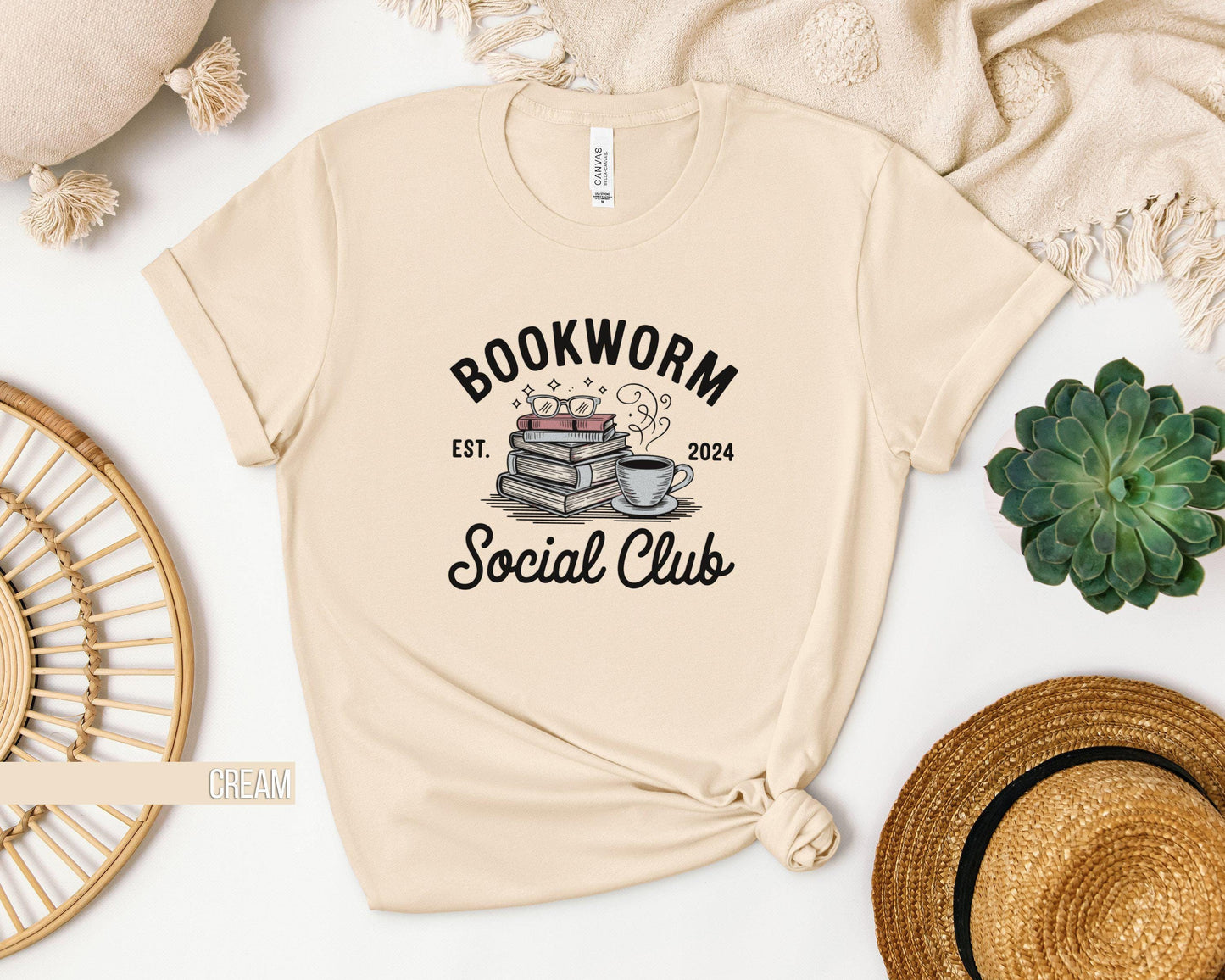 Bookworm Social Club T Shirt Book Lover Gift Coffee And Books Reading Enthusiast Tee Cozy Book Club Shirt Book Nerd Clothing Gift Idea Graphic Tee – Fan Favorite · Perfect For Daily Wear