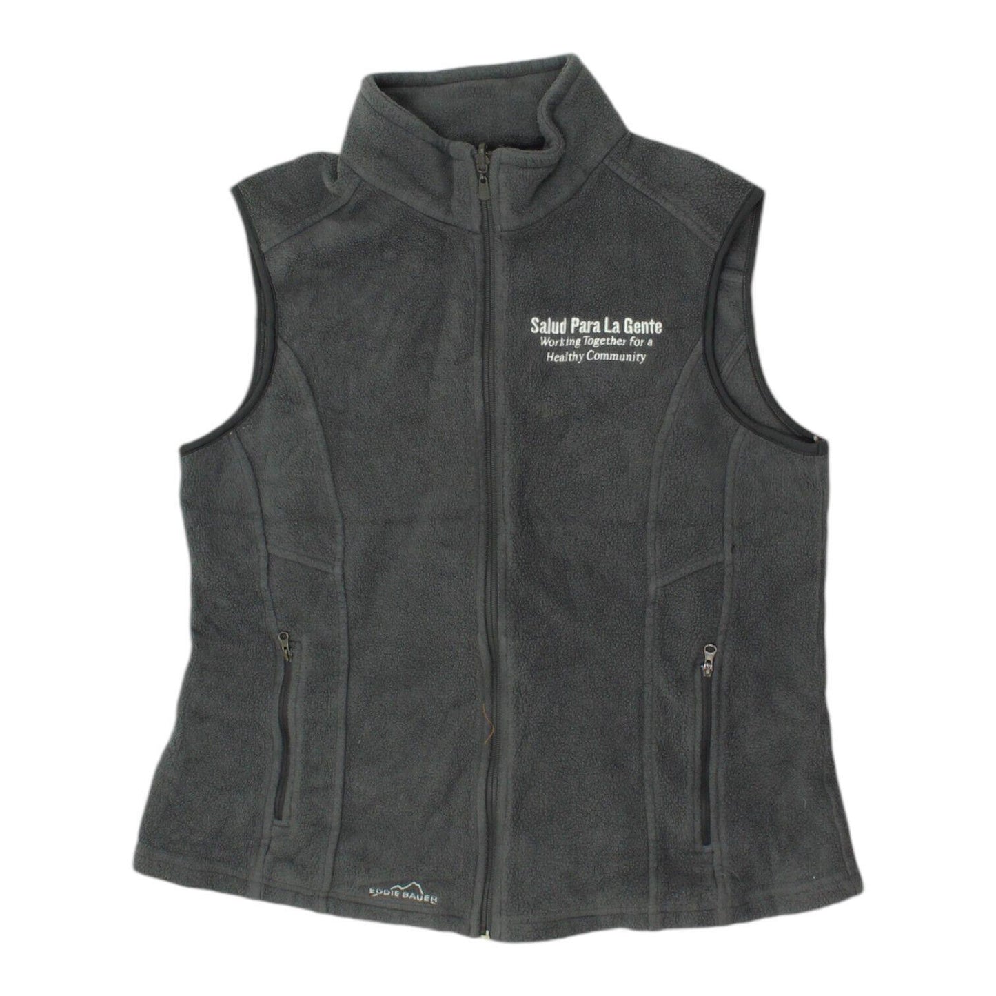 Eddie Bauer Womens Grey Fleece Gilet Sleeveless Workwear Jacket Uniform VTG Graphic Tee – Bold Style · Top Pick For Any Outfit