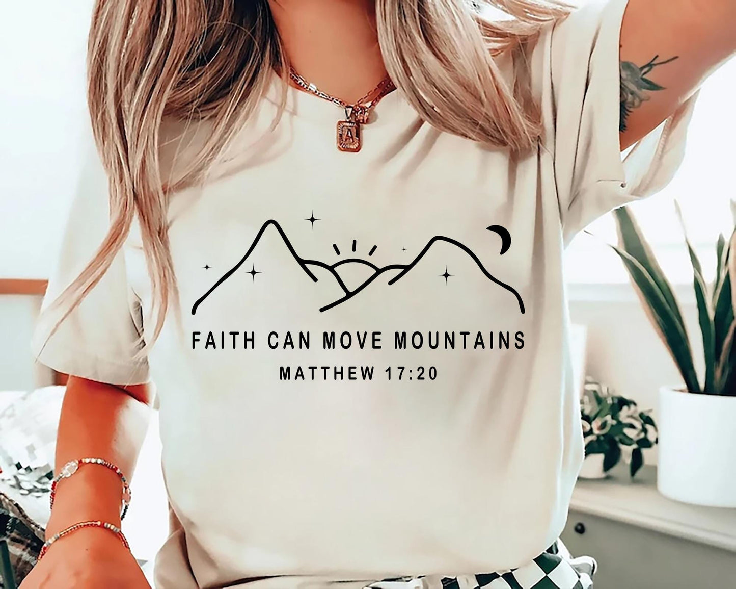 Faith Can Move Mountains Christian Shirt Bible Verse Faith Christian T shirt Religious Christian Sweatshirt Jesus Shirt Christian Gift Tee Sweatshirt – Cozy Vibes · Trending Graphic Apparel