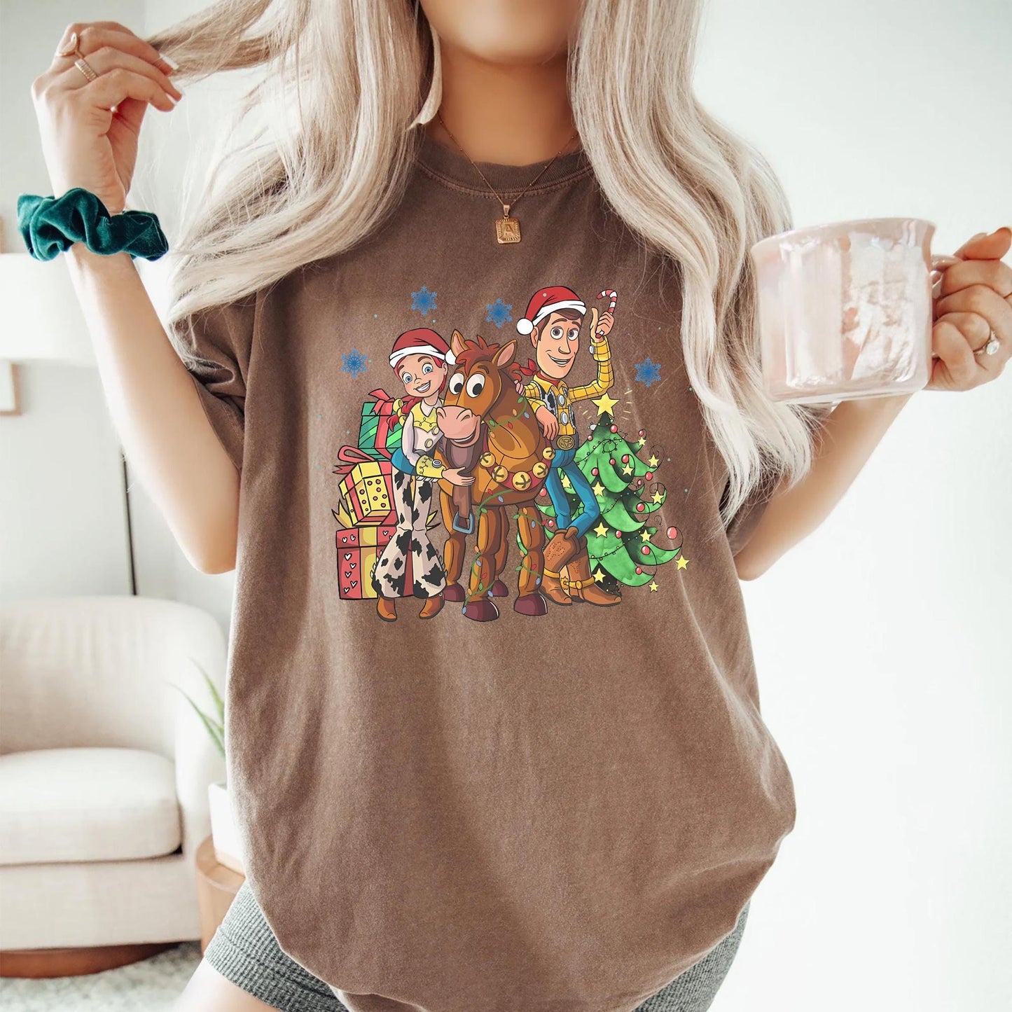 Retro Toy Story Christmas Shirt Retro Toy Story Characters Woody Buzz Xmas Christmas Family Shirts Toy Story Land Disney Christmas Graphic Tee – Everyday Comfort · Great Gift For Fans