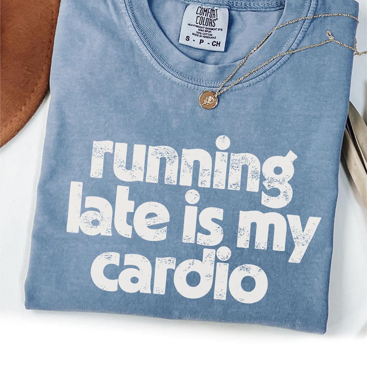 Runny Late is My Cardio Shirt Funny Shirt for Mom Life Sarcastic Shirt Funny Saying Tshirt Funny Workout Shirt Graphic Tee – Fan Favorite · High-Quality Print