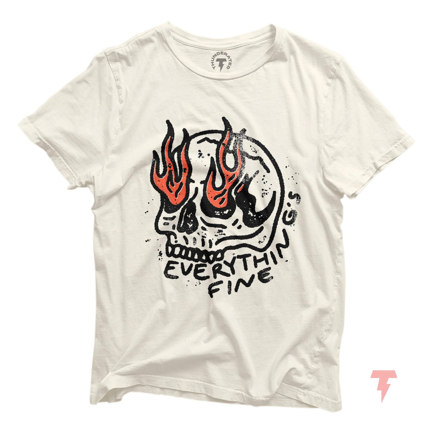 Everything is Fine Shirt Witchy Shirt Boho Hippie Shirt Funny Skeleton Shirt skull shirt Sarcastic Quotes Gothic Clothing Outfit Graphic Tee – Warm & Stylish · High-Quality Print