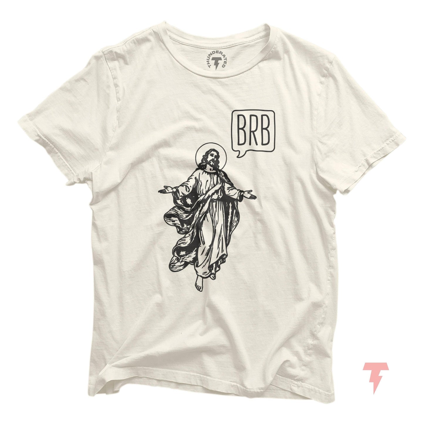 Funny Jesus BRB Be Right Back T Shirt Funny Sarcastic Novelty Shirt Gag gift funny sayings Graphic Tee – Easygoing Wear · Great Gift For Fans