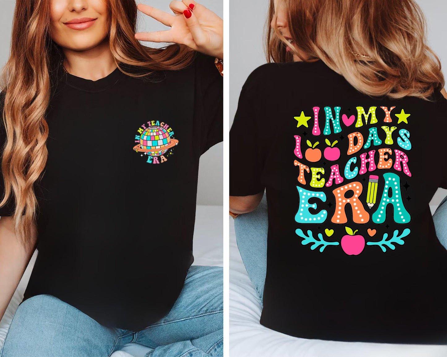 In My 100 days Of School Era Sweatshirt 100 Days of School Teacher In My Teacher Era Sweatshirt Teacher Era Shirt 100 Days of School Tee Sweatshirt – Feel-Good Design · Top Pick For Any Outfit