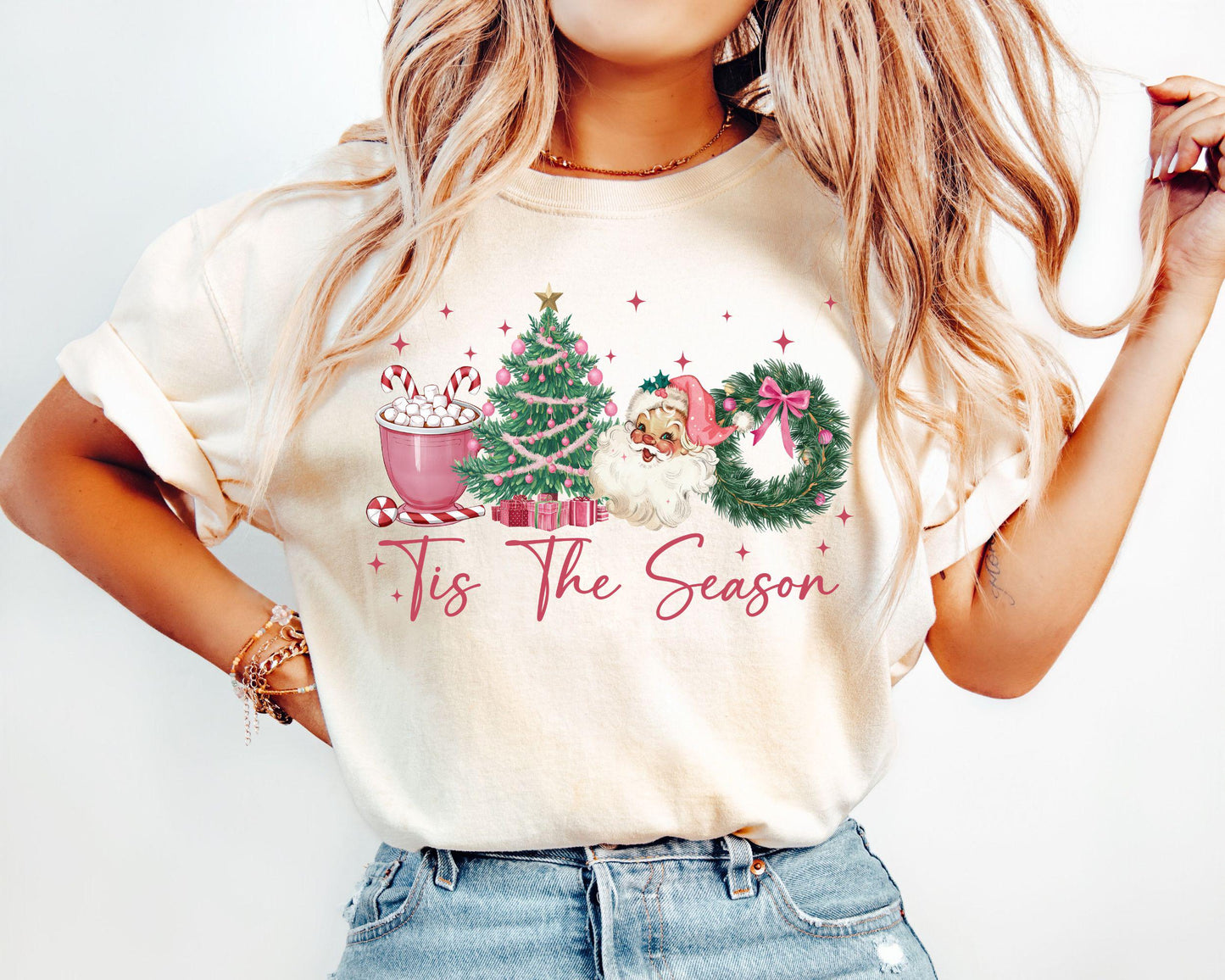 Tis The Season Sweatshirt Xmas Party ShirtCoquette Bow Christmas Shirt Retro Christmas Crewneck Girly Christmas Sweater Merry Christmas Sweatshirt – Fan Favorite · Trending Graphic Apparel