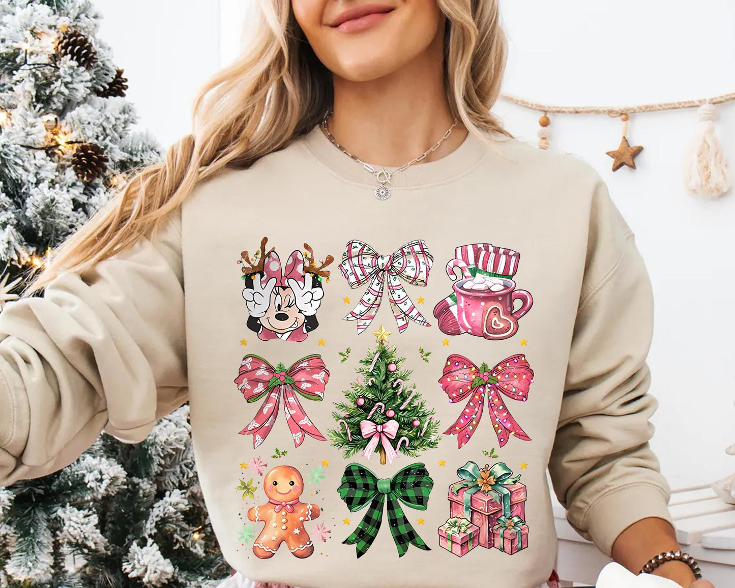 Disney Pink Christmas Coquette Shirt Minnie Mouse Bow Holiday Tee Minnie Christmas Coquette Bows Sweatshirt Christmas Gift for Disney Lovers Sweatshirt – Premium Graphic · Top Pick For Any Outfit