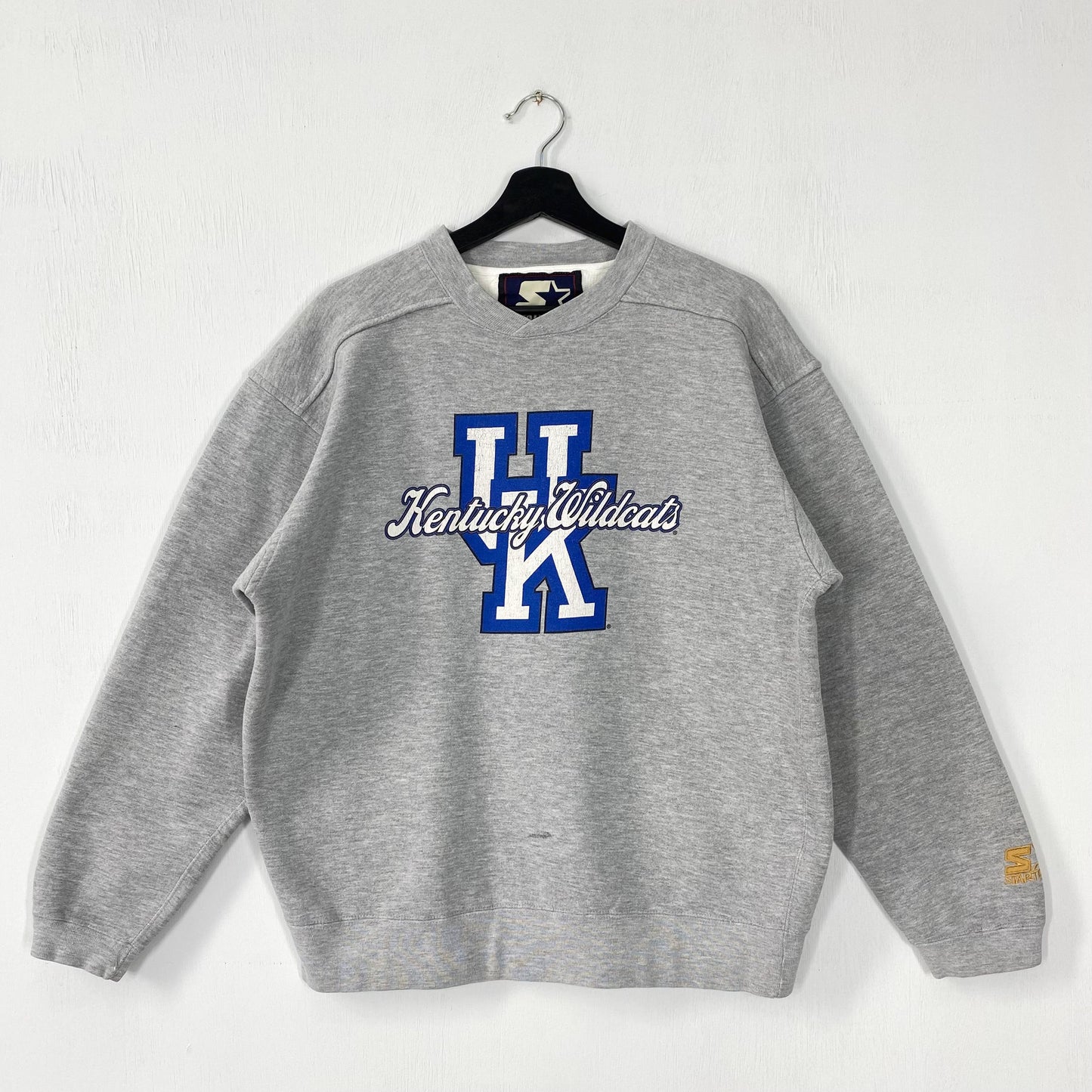 Vintage 90s University Kentucky Sweatshirt Kentucky Crewneck University Kentucky Sweater Pullover Kentucky Wildcats Print Logo Grey Medium Sweatshirt – Cozy Vibes · Must-Have Style