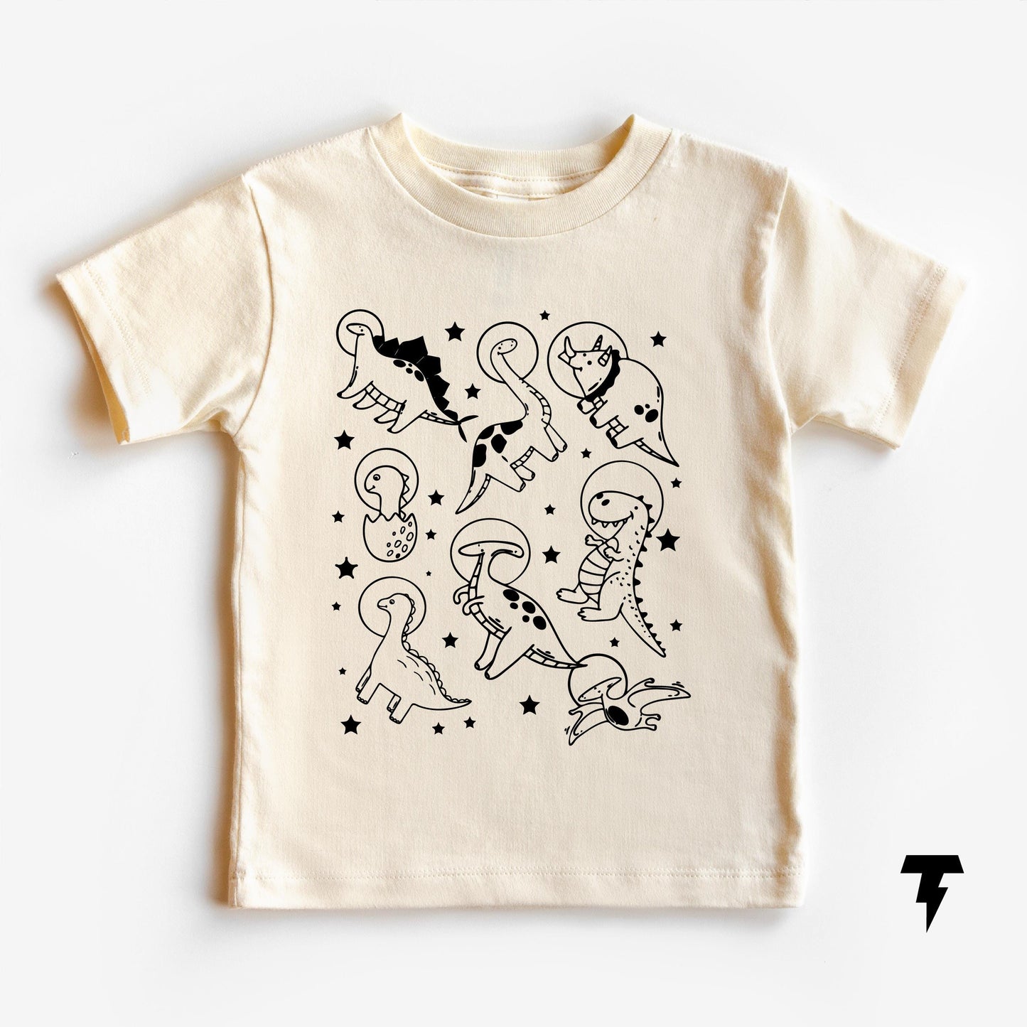 Dinosaurs in Space Toddler Kids Shirt Funny Dino Outer Space Shirt Astronaut Tee Dino in Space Space Adventure Dinosaur Astronaut Graphic Tee – Aesthetic Look · Top Pick For Any Outfit