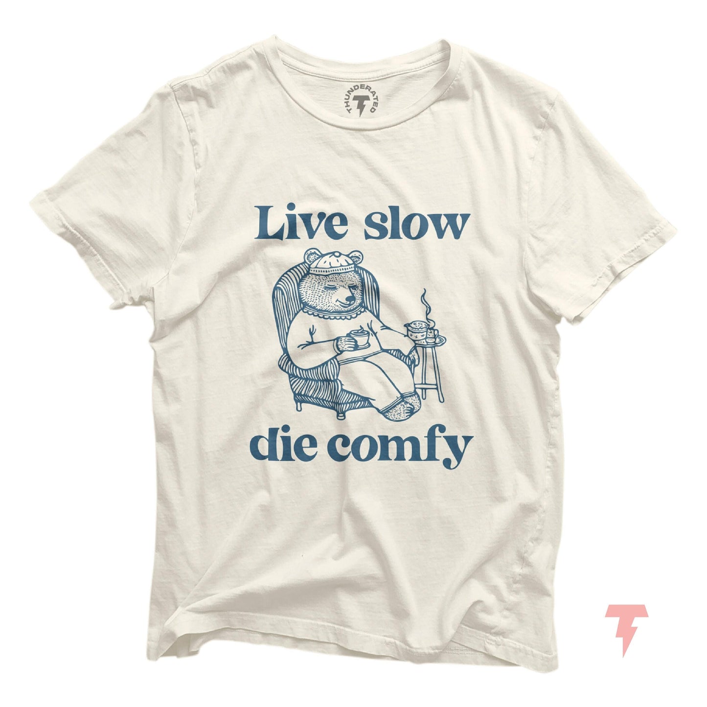 Live Slow Die Comfy Shirt Graphic Tee – Feel-Good Design · Trending Graphic Apparel