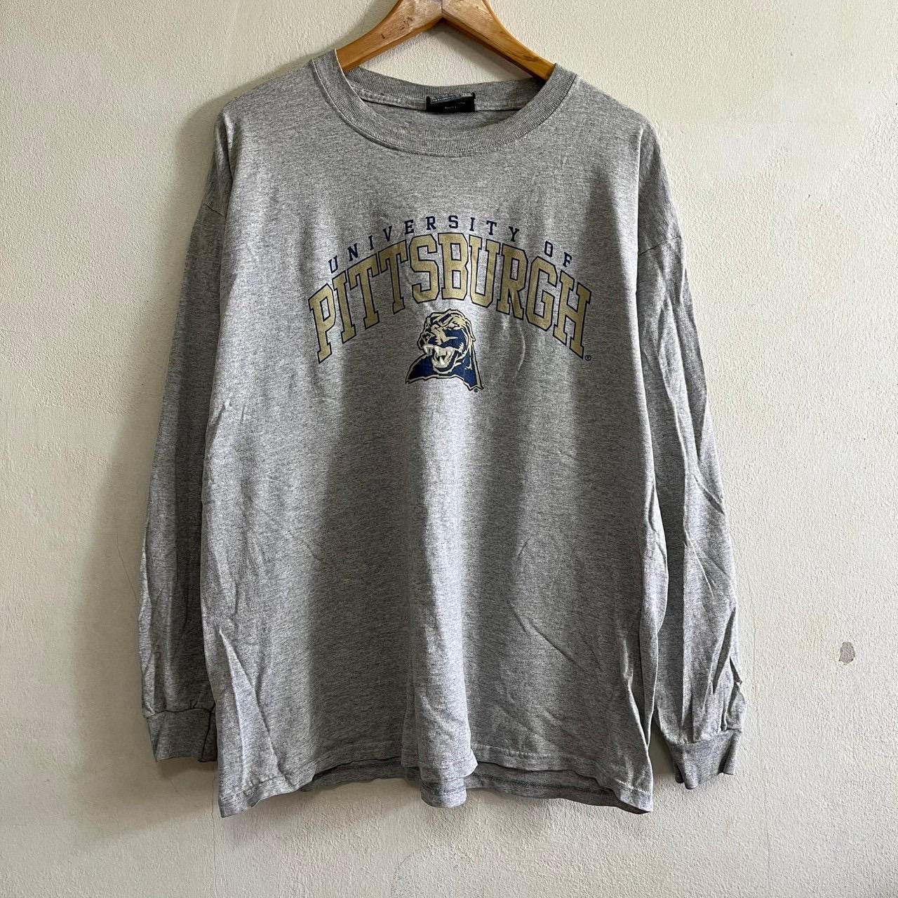 Vintage University of Pittsburgh Longsleeve shirt Graphic Tee – Soft Feel · Top Pick For Any Outfit