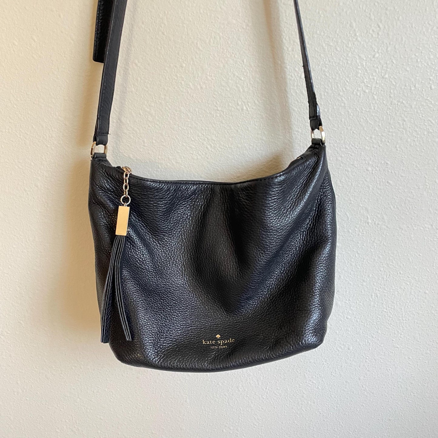 KATE SPADE black leather crossbody bag medium purse Tote Bag – Warm & Stylish · Perfect For Daily Wear