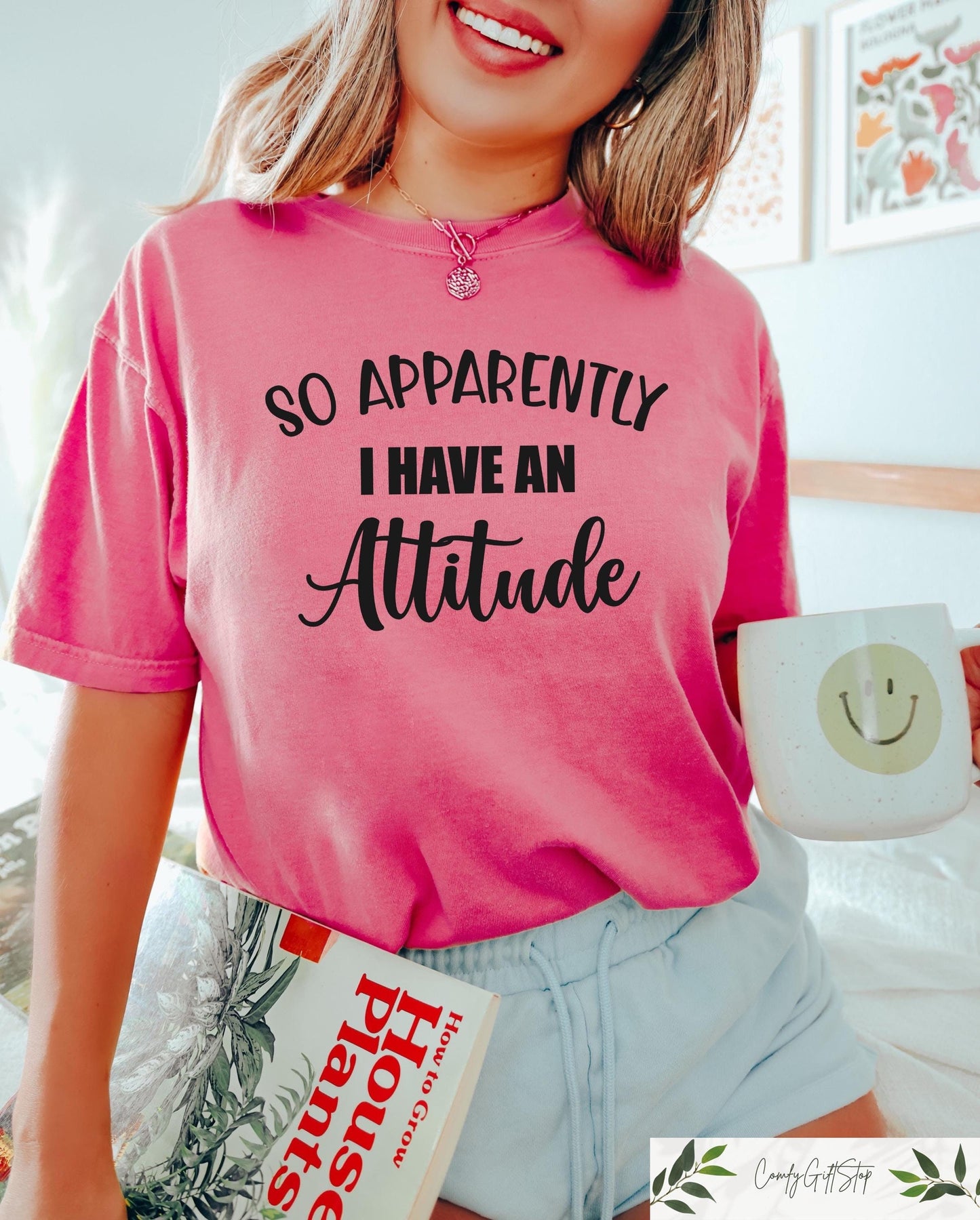 Sassy T Shirt Funny Shirts For Women So Apparently I Have An Attitude Sweatshirt Ladies Humorous Matching Tees Sarcastic Hoodies Hoodie – Warm & Stylish · High-Quality Print